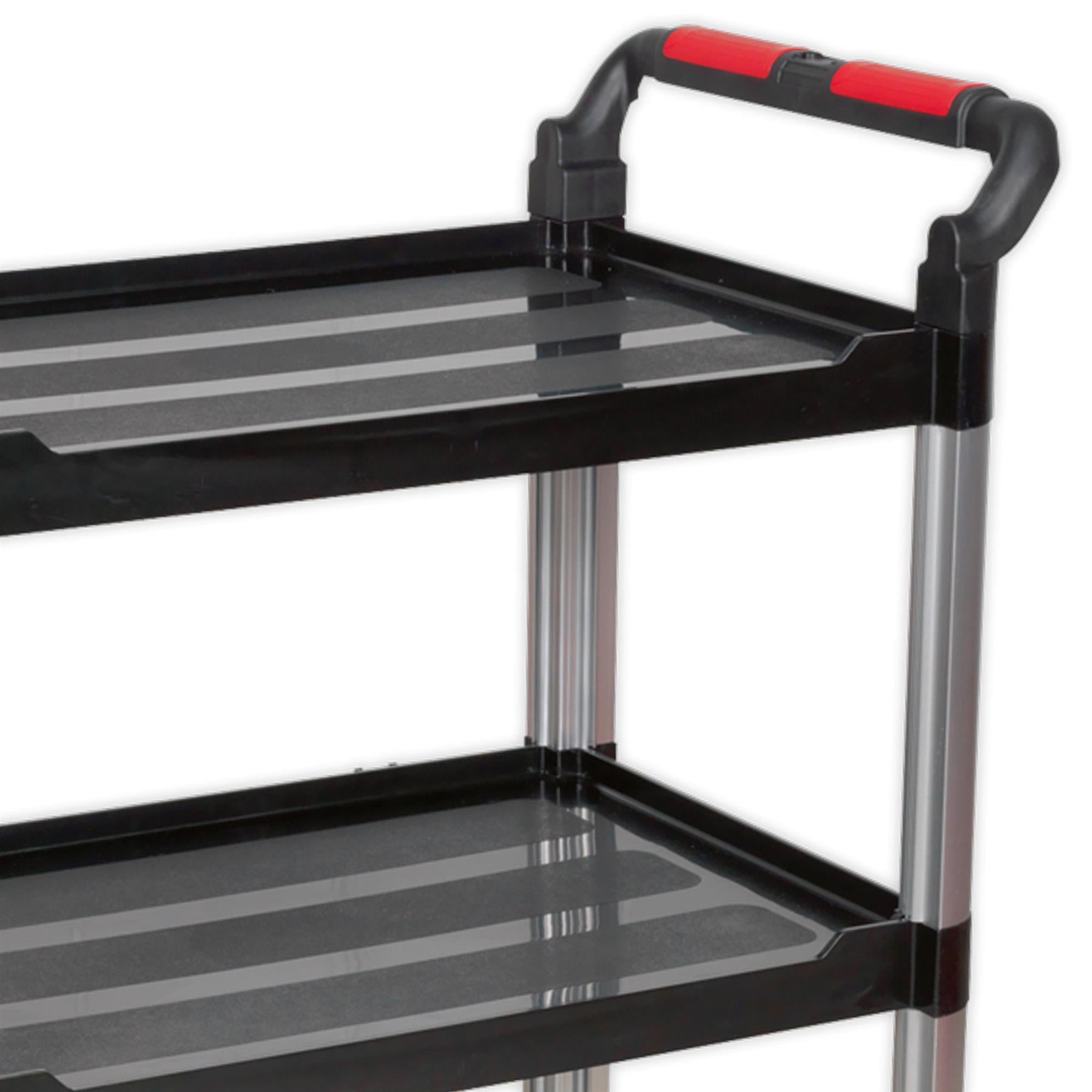 Sealey Workshop Trolley 3-Level Composite 40kg capacity per shelf