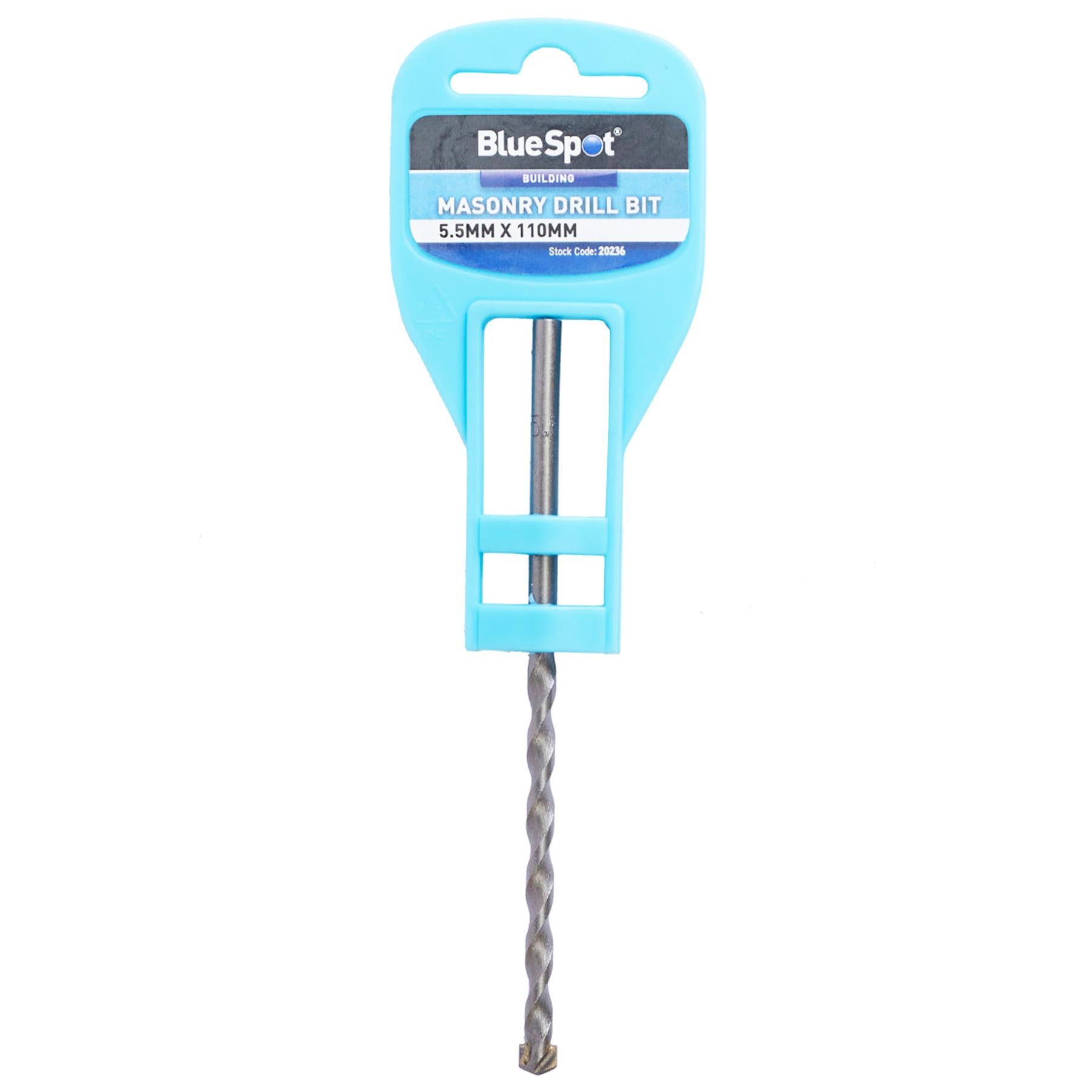 BlueSpot Multi Construction Drill Bits Masonry Wood Drill Bit 5.5mm x 110mm