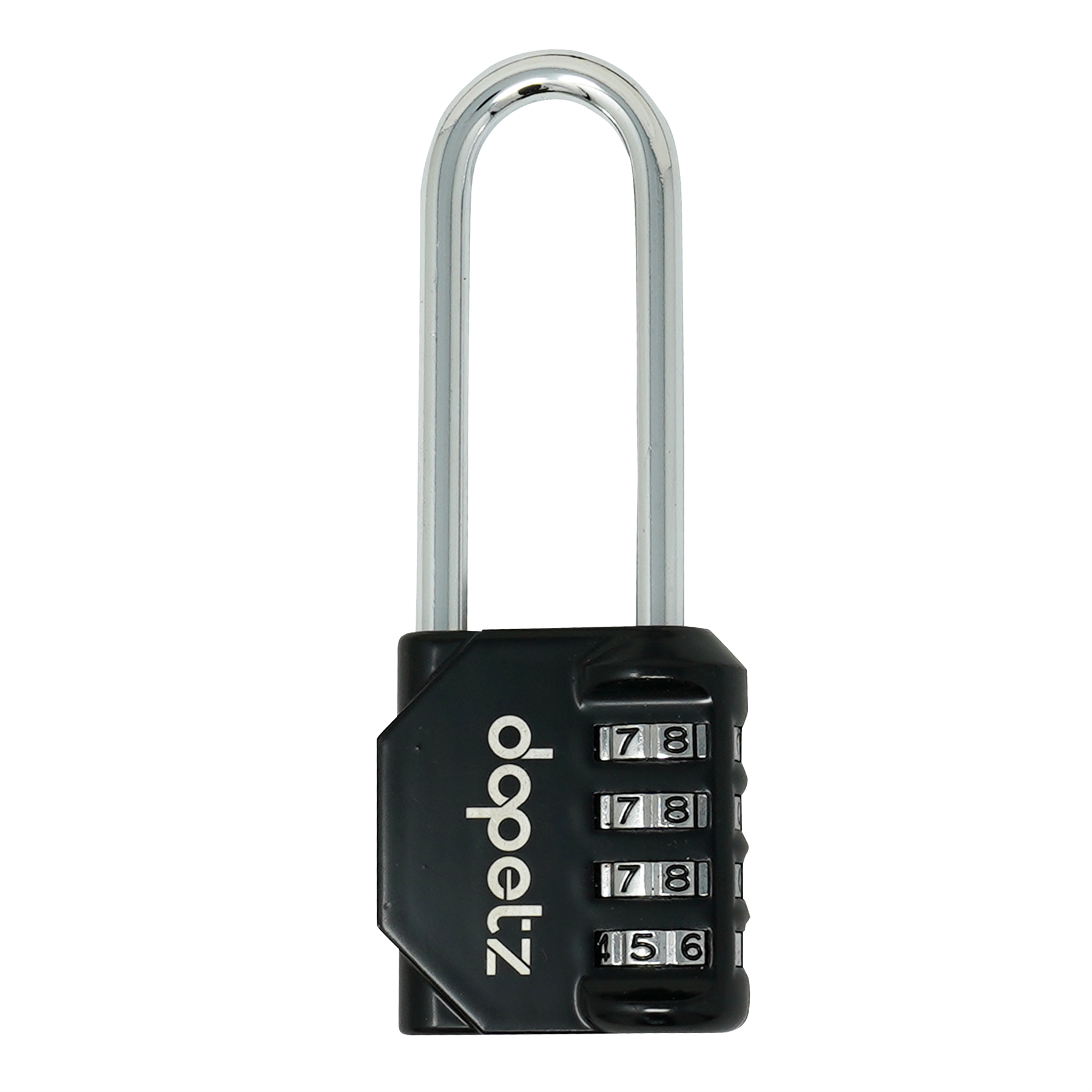 4 Digit Combination Padlock Long Shackle