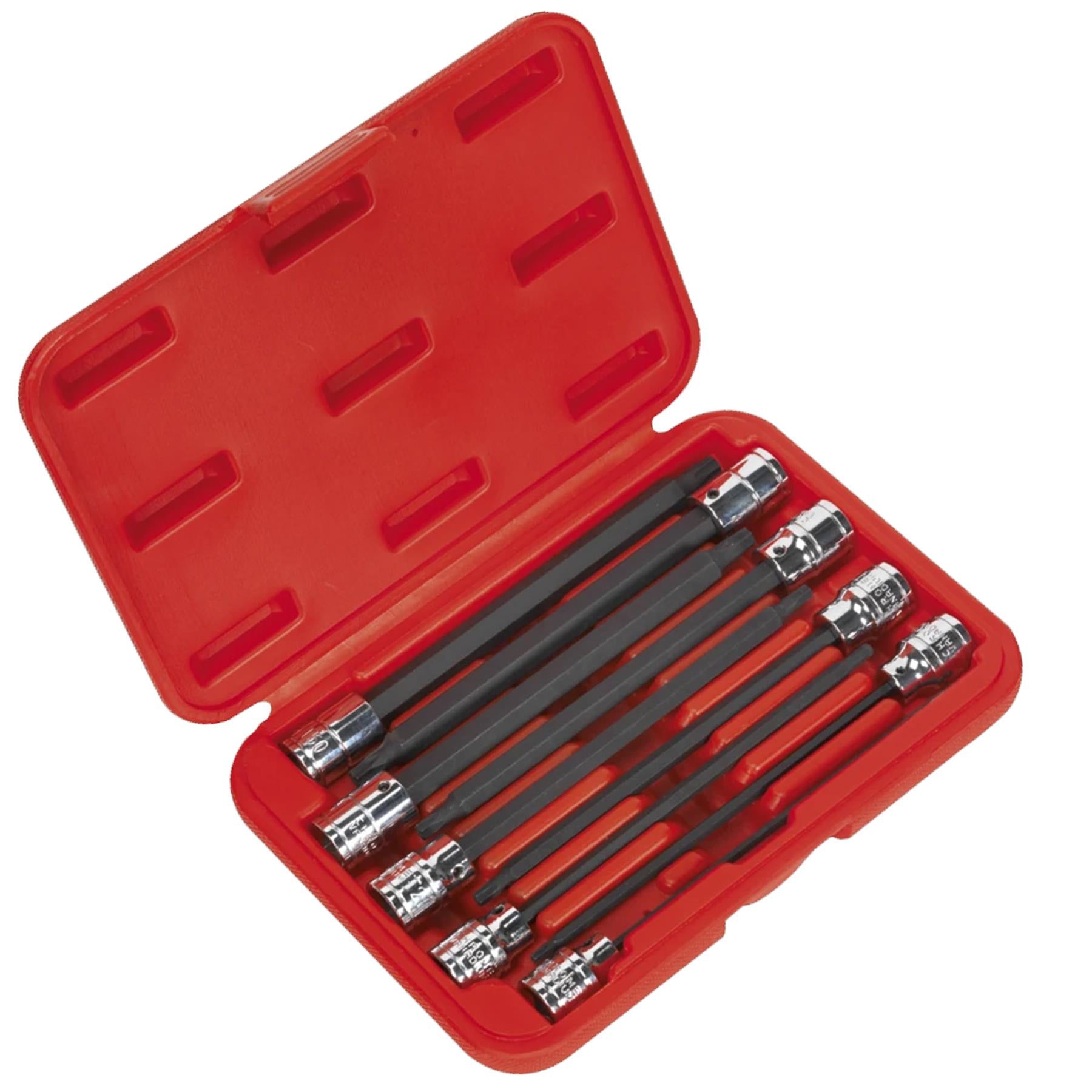 Sealey TRX-Star* Socket Bit Set 9pc 3/8"Sq Drive 150mm