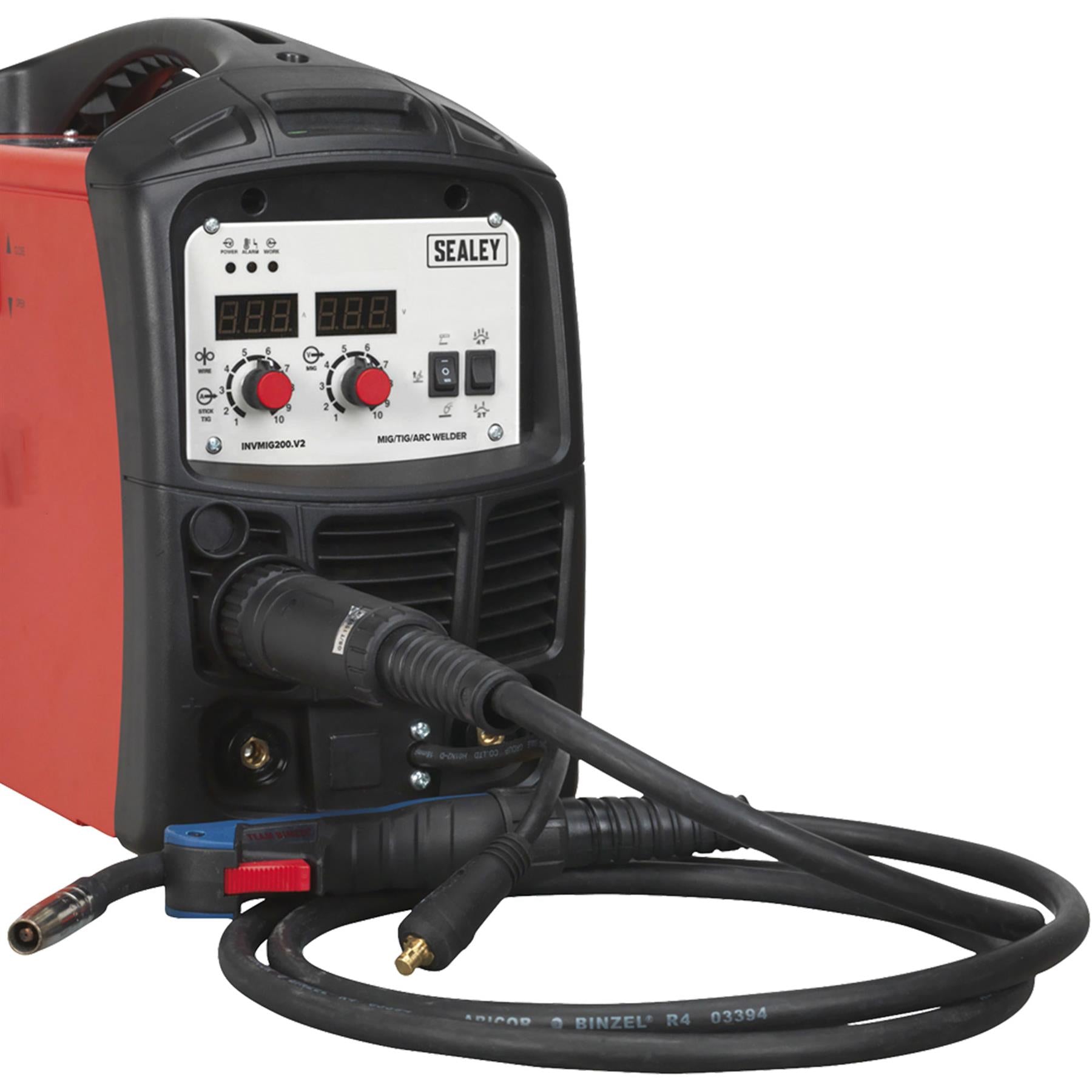 Sealey Inverter Welder MIG, TIG & MMA 200A Stainless steel, cooper, nickel,