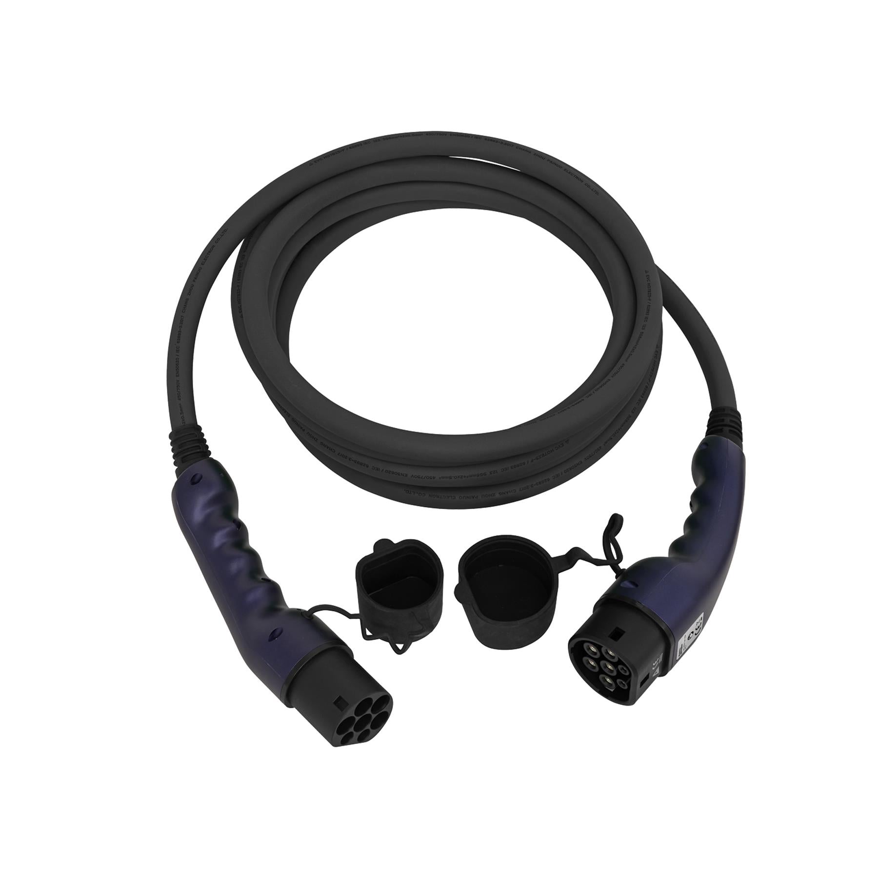 Sealey EV Charging Cable Type 2 to Type 2 32A 3PH 5m Storage Case
