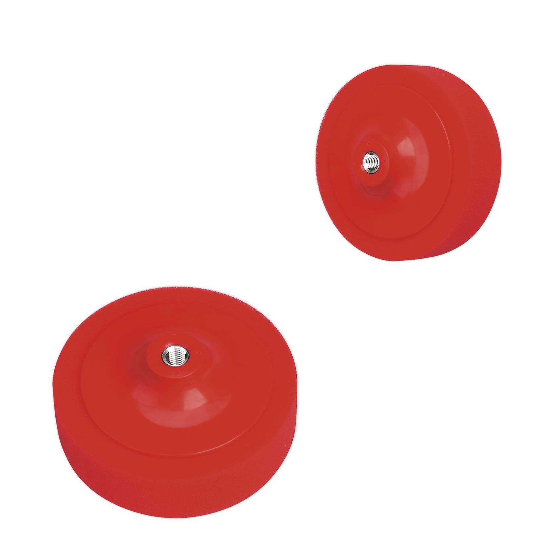 Sealey Buffing & Polishing Foam Head 150x50mm M14x2mm Red/U-Soft