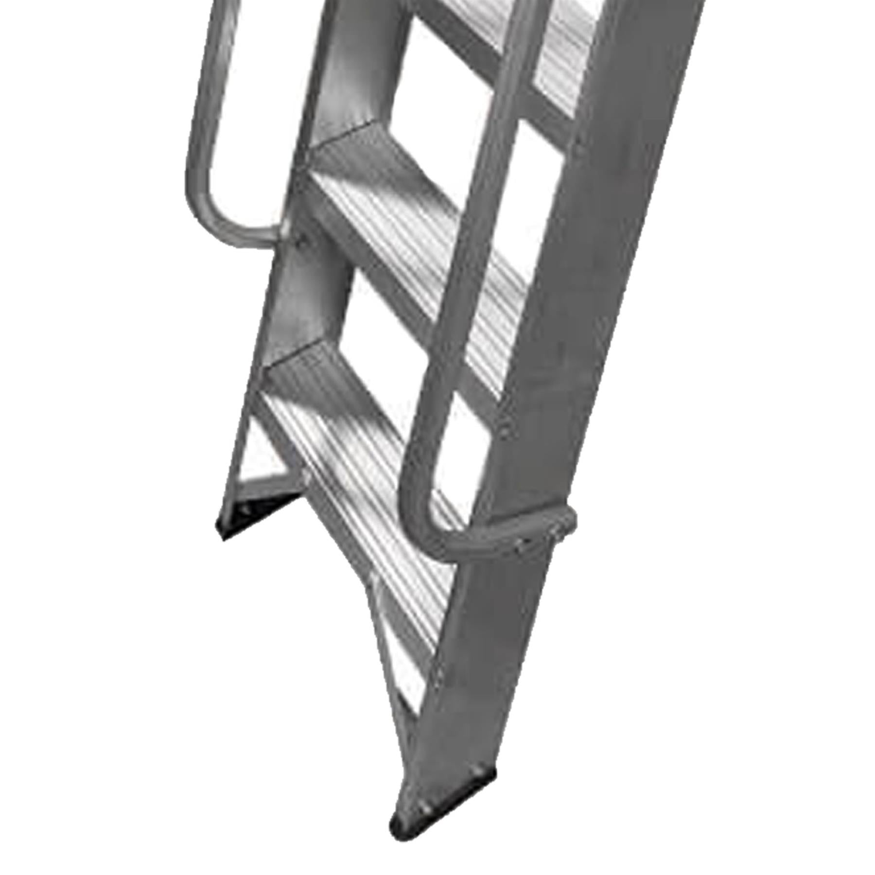 Dapetz 12 Tread Aluminium Lightweight Shelf Ladder 2.9m, Heavy Duty, Made In Uk