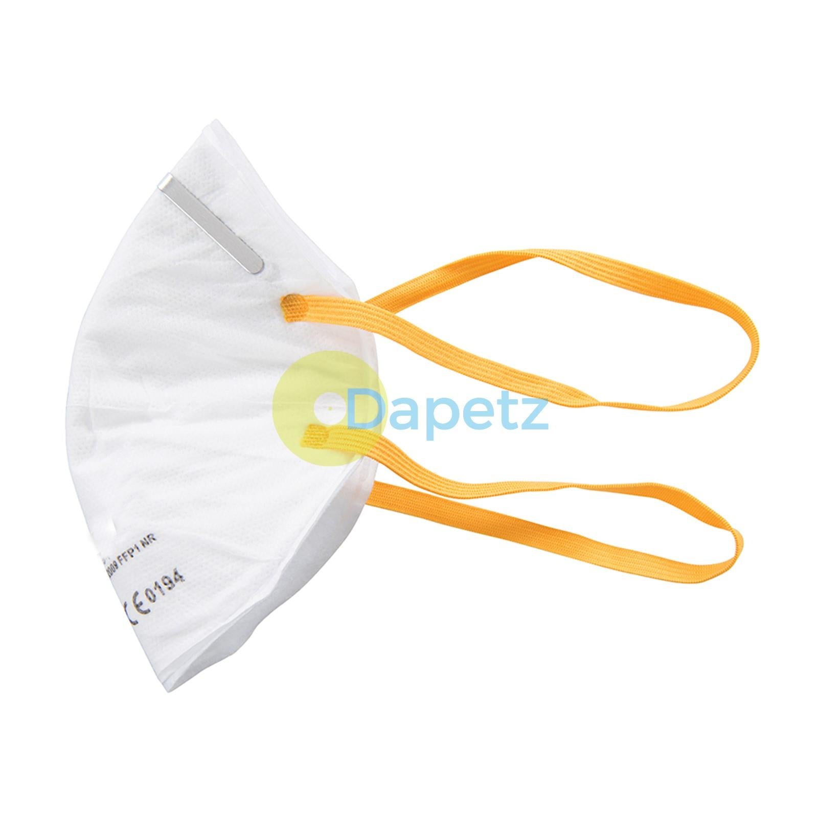 10 Face Mask Respirator FFP1 Sanding Paint Aerosol Dust Bodyshop Safety Moulded