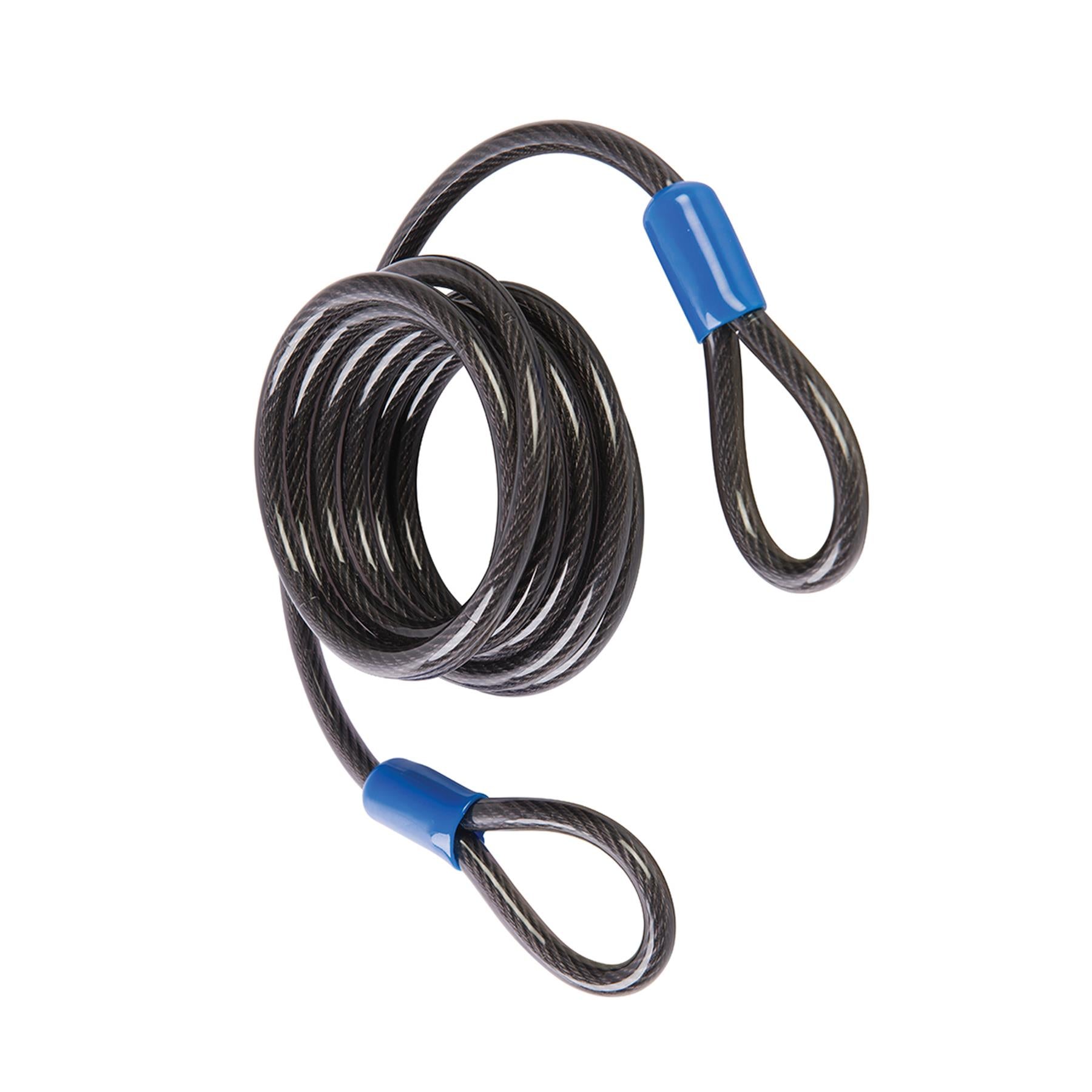 Looped Steel Security Cable - 2.5M X 8mm Heavy Duty Multi-Strand Twisted Steel