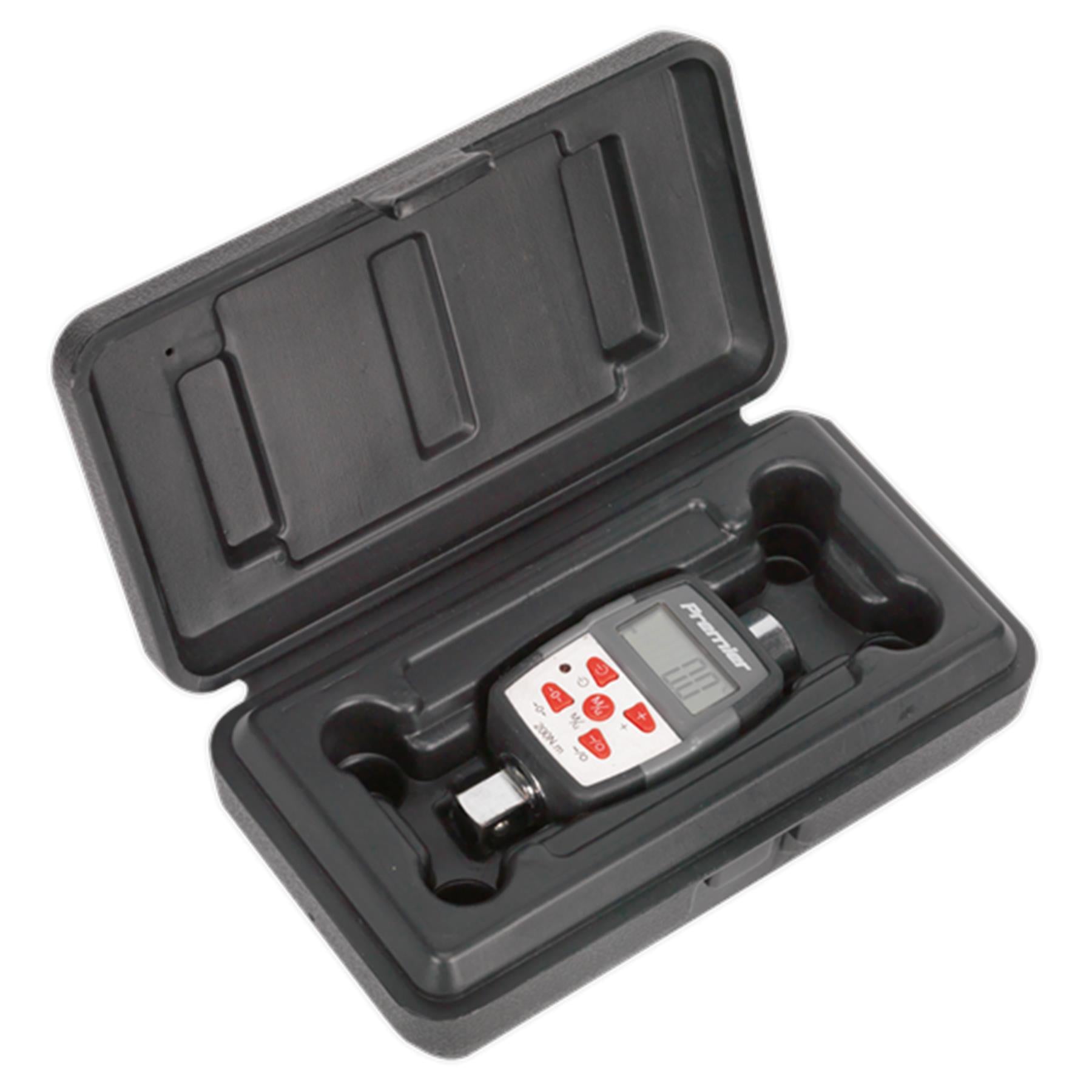 Sealey Torque Adaptor inc Angle Function Digital 1/2"Sq Dr 20-200Nm