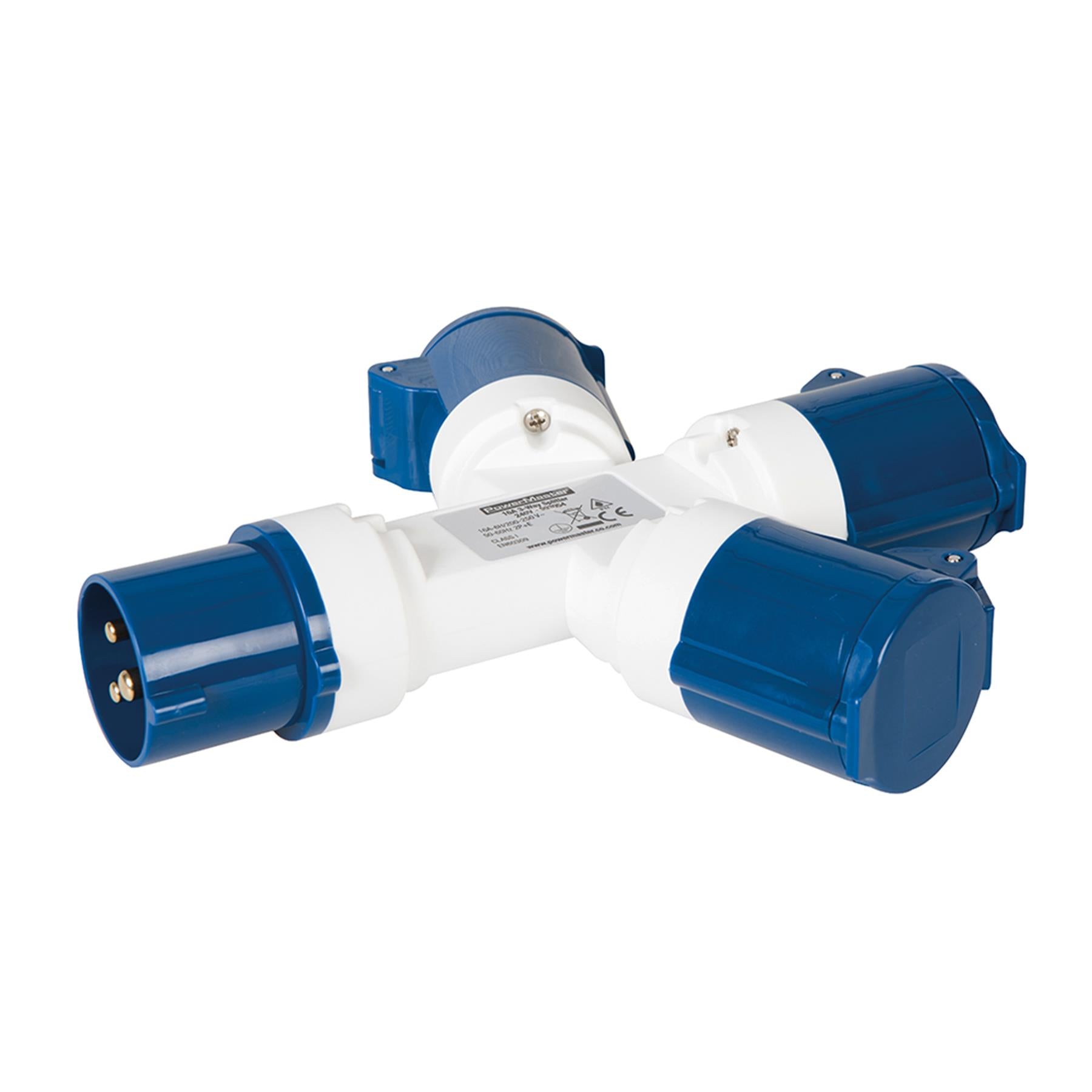 3 Way 240 V Volt Branch Spliter Y Junction Box 16 A Amp Site Socket Industrial