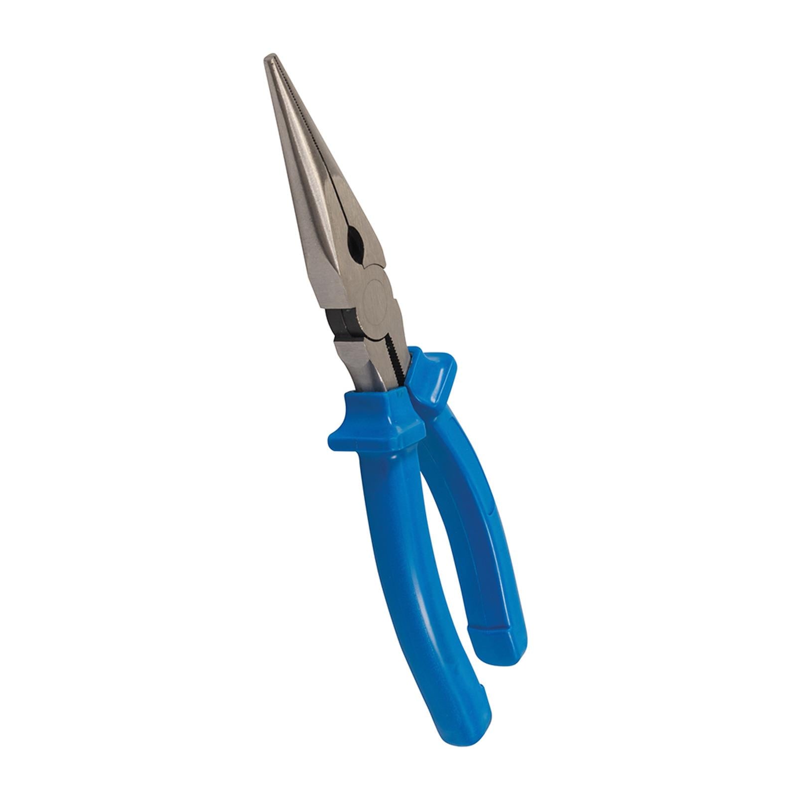 Long Nose Pliers - 200mm Lead Wire Hardend Cutter Hardened & Tempered Serrated