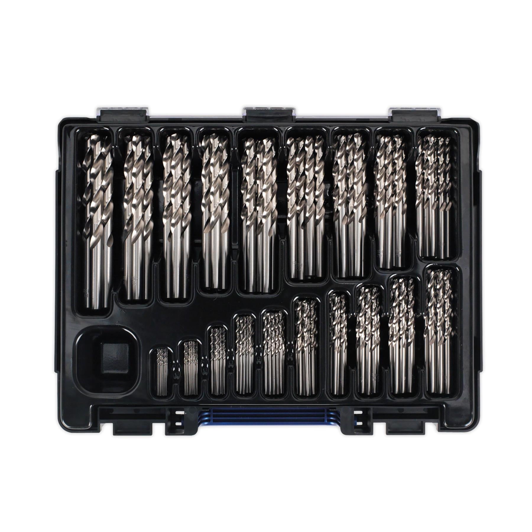 Sealey HSS Fully Ground Drill Bit Assortment 170pc �1-10mm