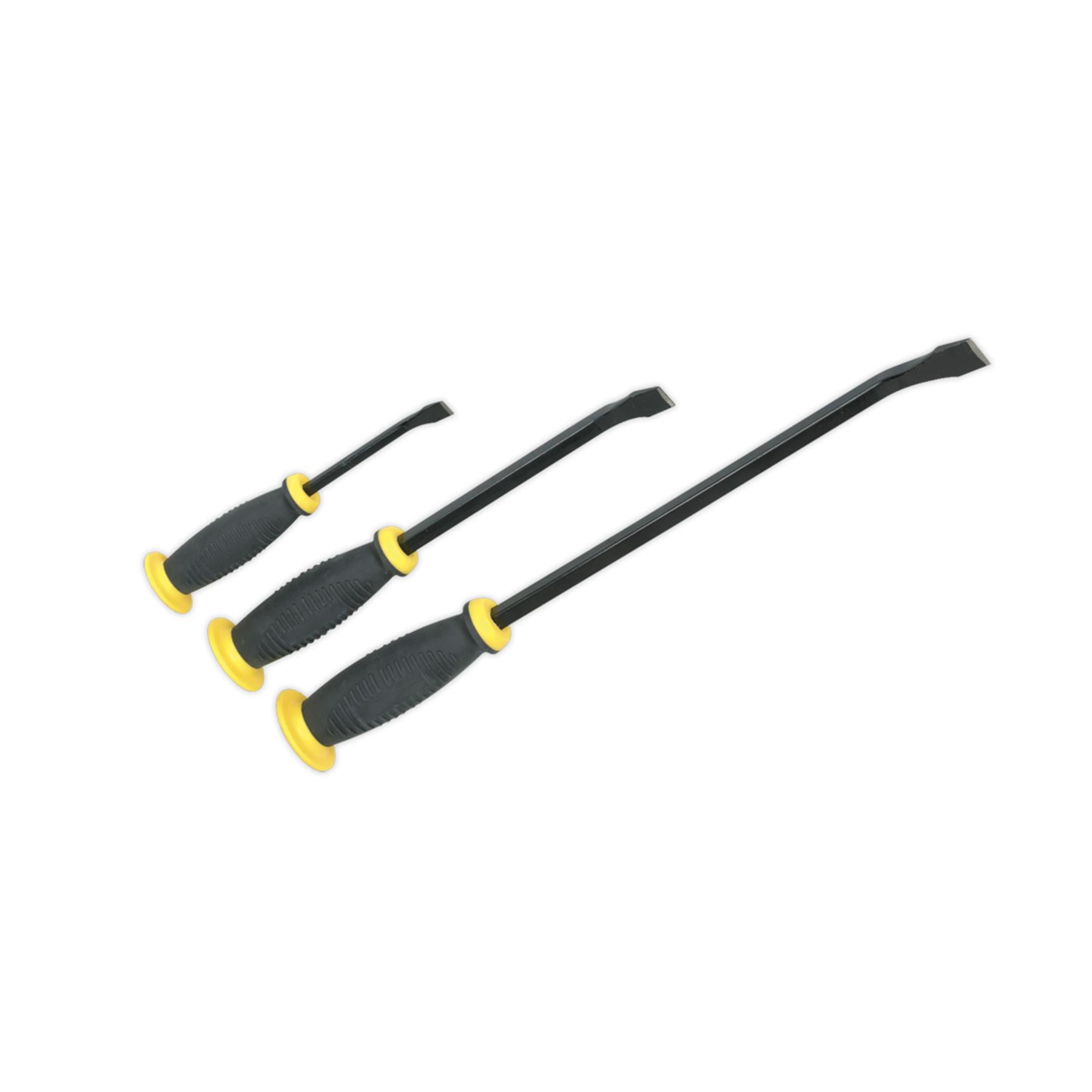 Sealey Pry Bar Set with Hammer Cap 3pc