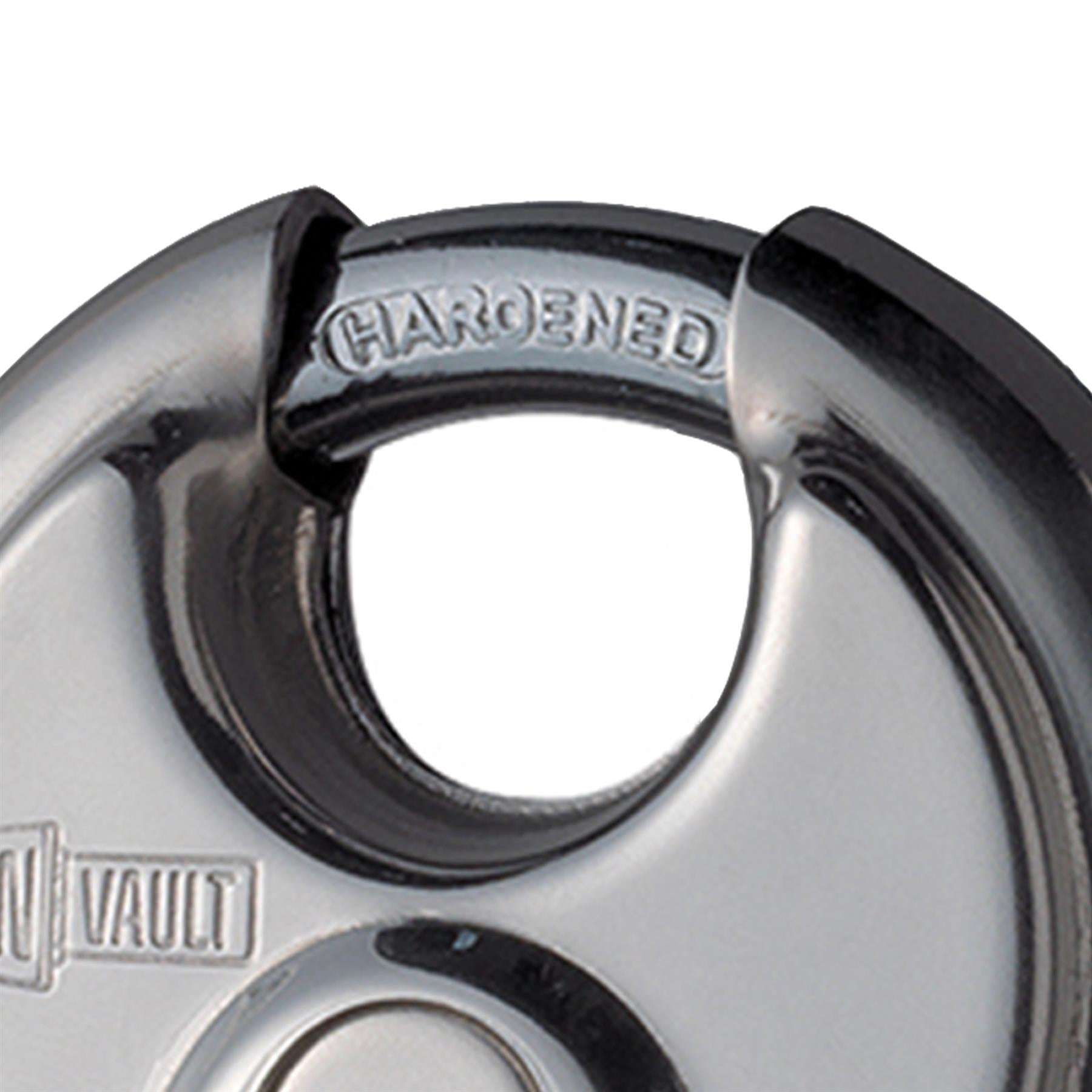 Van Vault Stainless Steel Disc Padlock Twin Pack 70mm