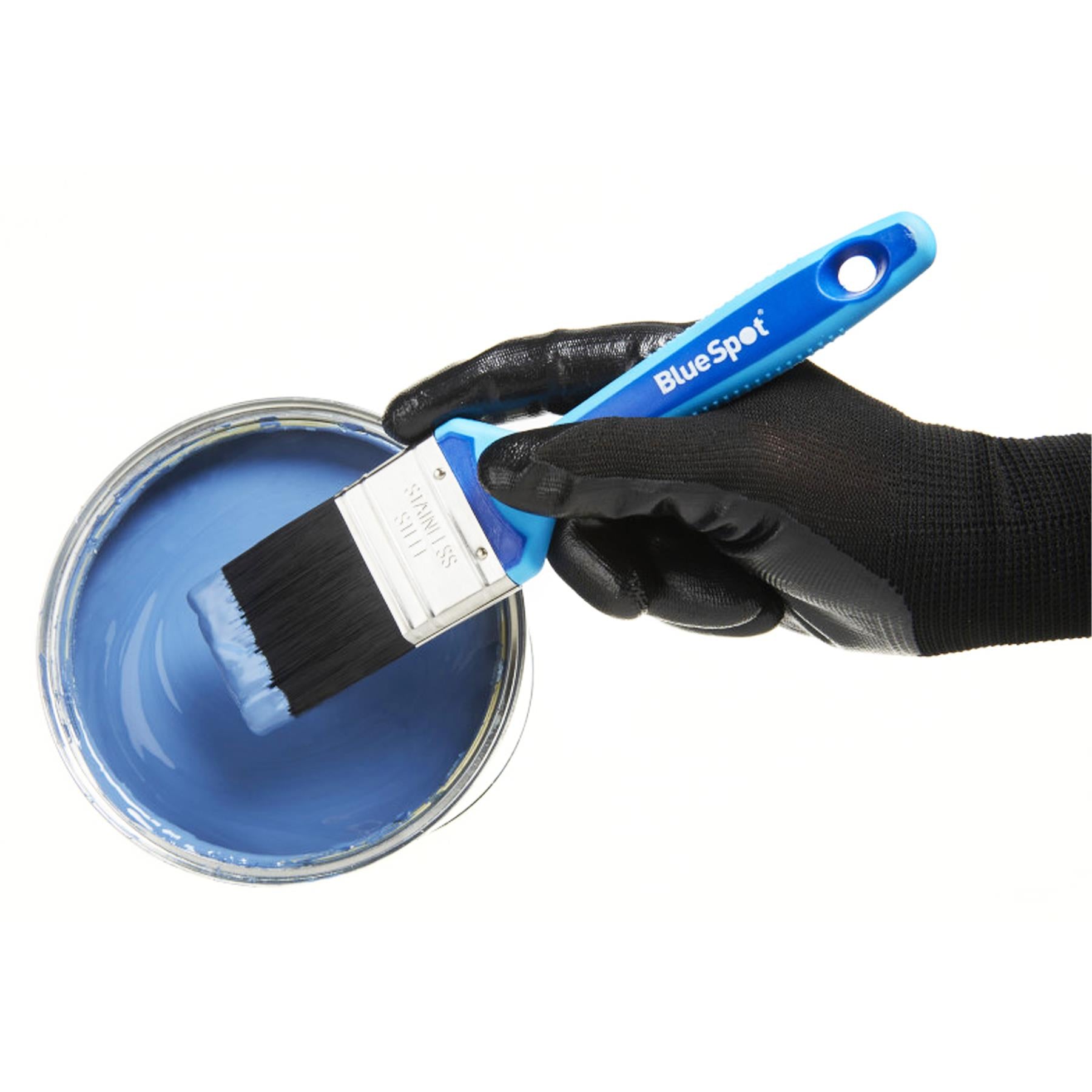 BlueSpot 5 PCE Synthetic Paint Brush Set With Soft Grip Handle