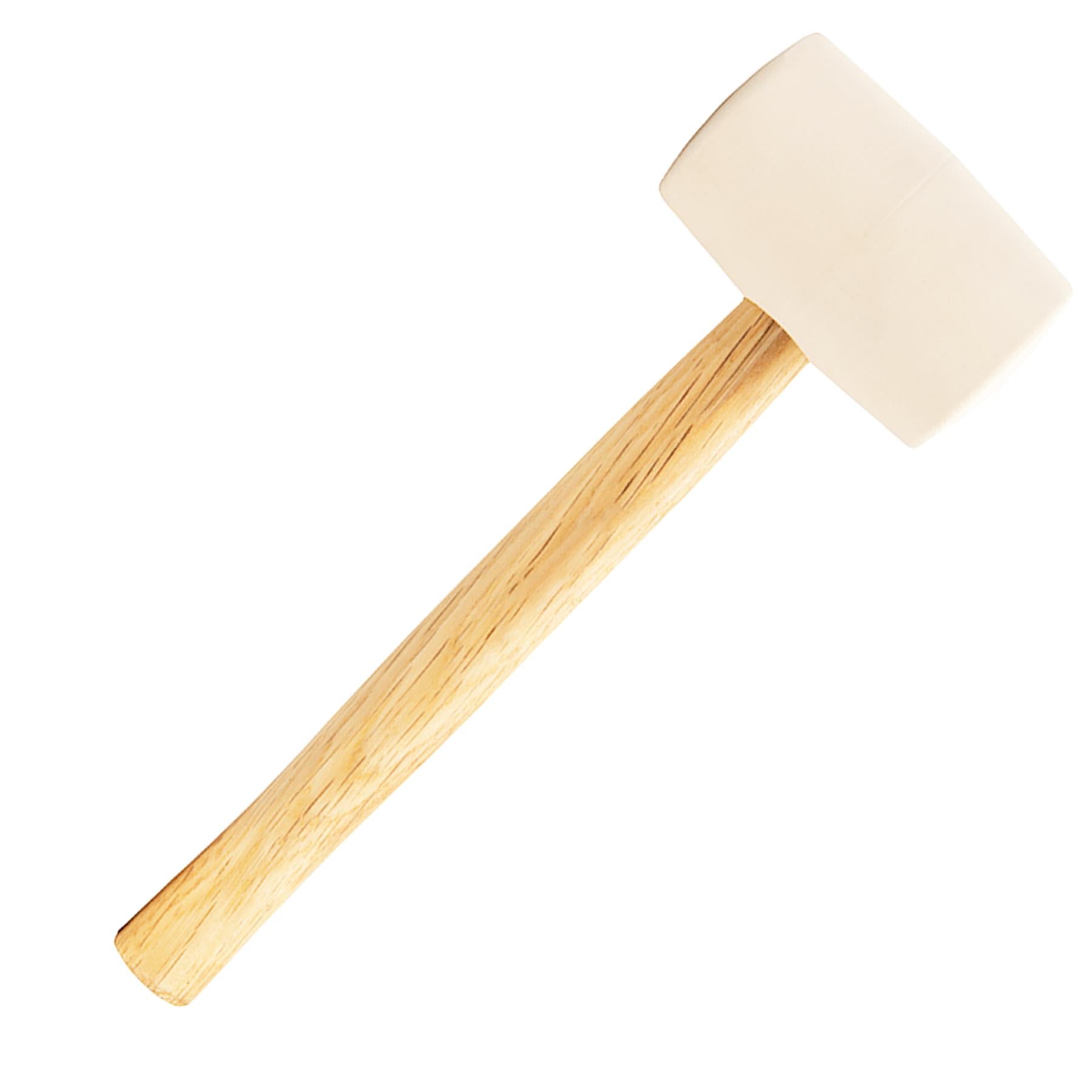 White Rubber Mallet - 16Oz (454G) Camping Building Marqee Tent Pegs Mallet DIY