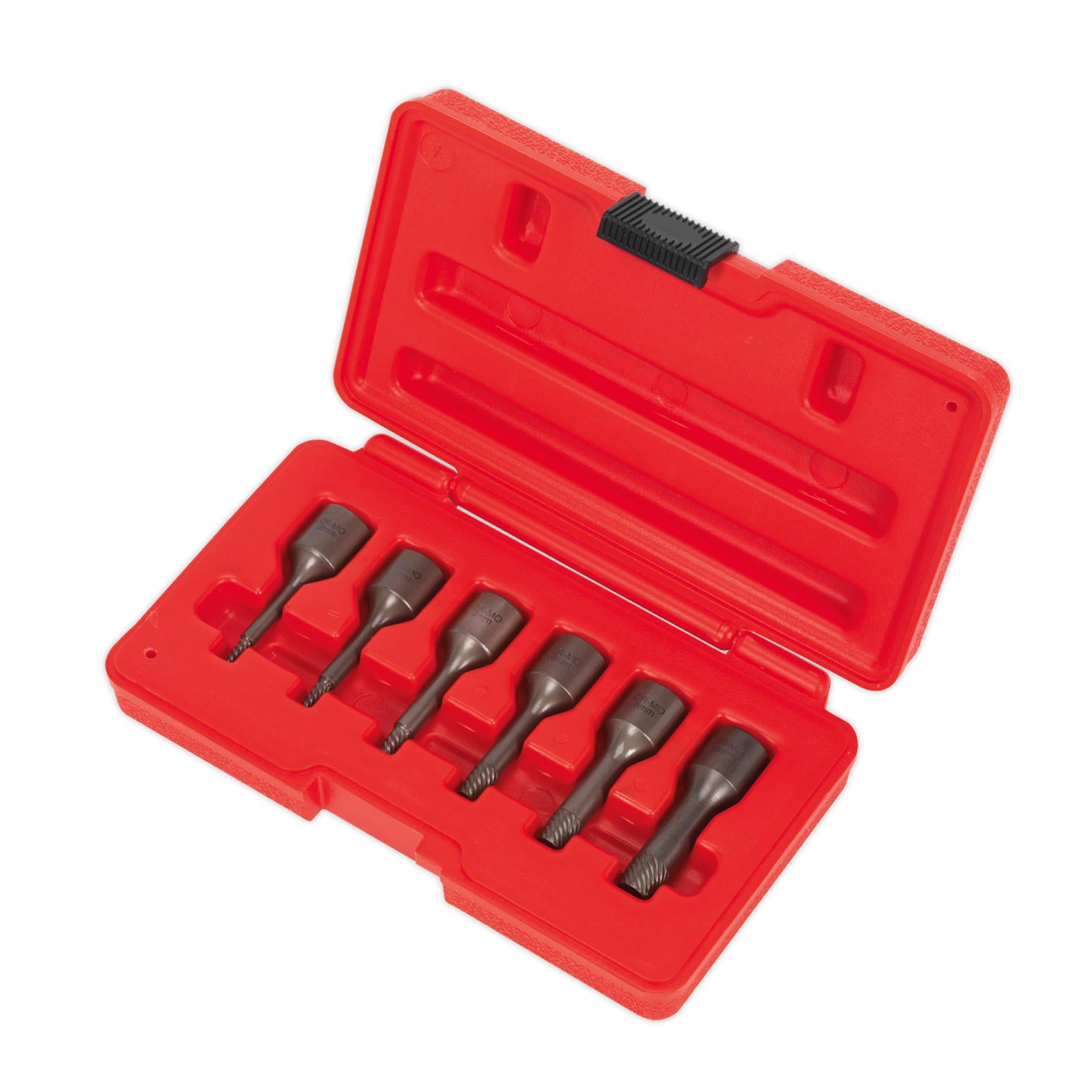 Sealey Screw Extractor Set 6pc 3/8"Sq Drive