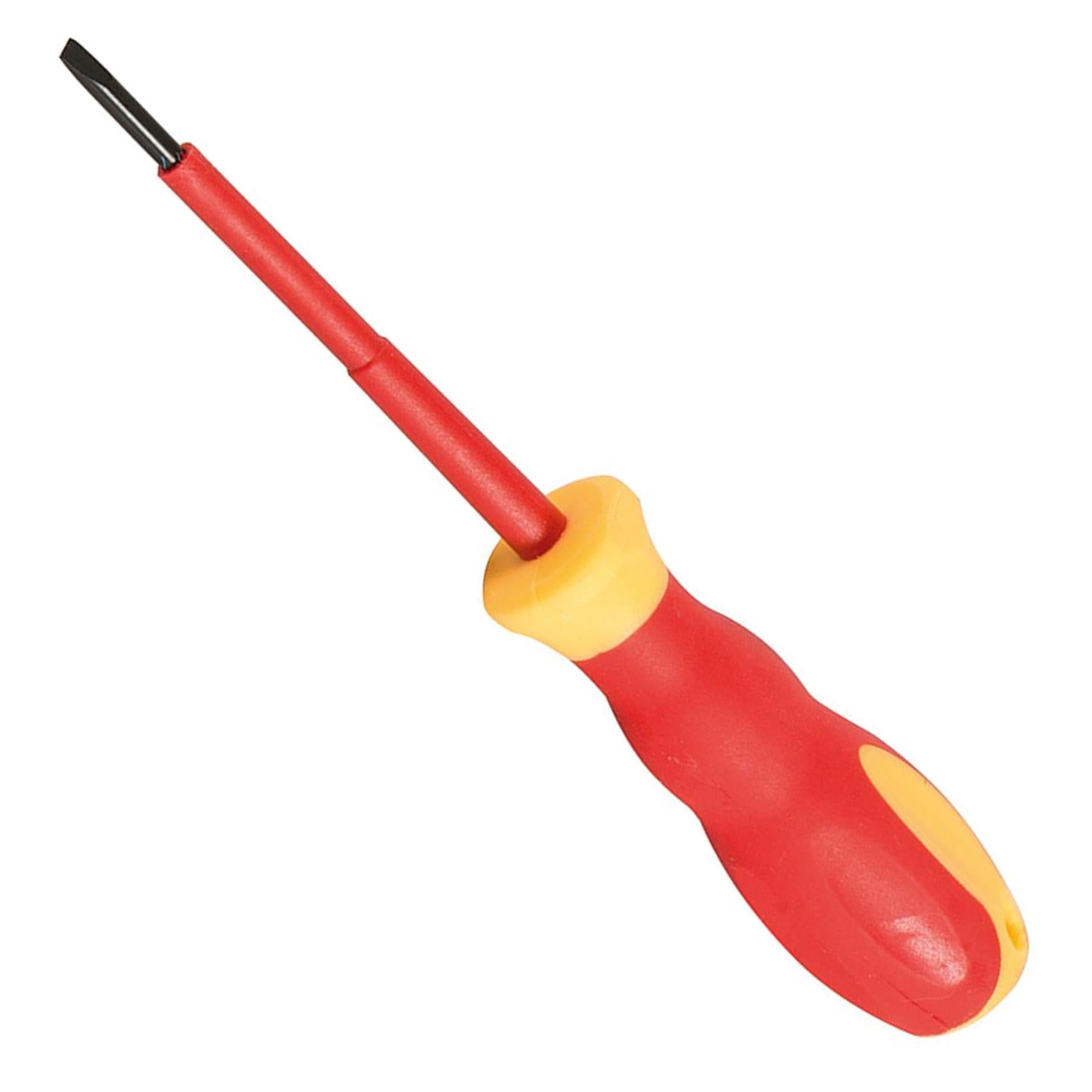 VDE Soft-Grip Electricians Screwdriver Slotted Ergonomic Handles 0.5 x 3 x 75mm