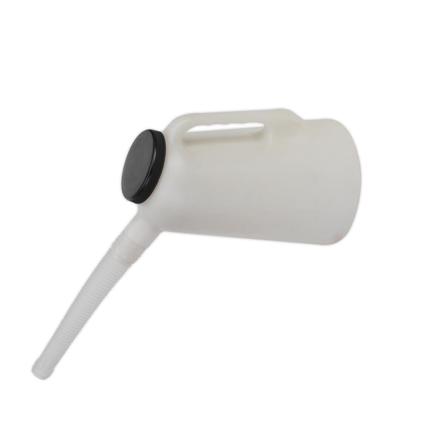 Sealey Oil Container with Lid & Flexi-Spout 2L