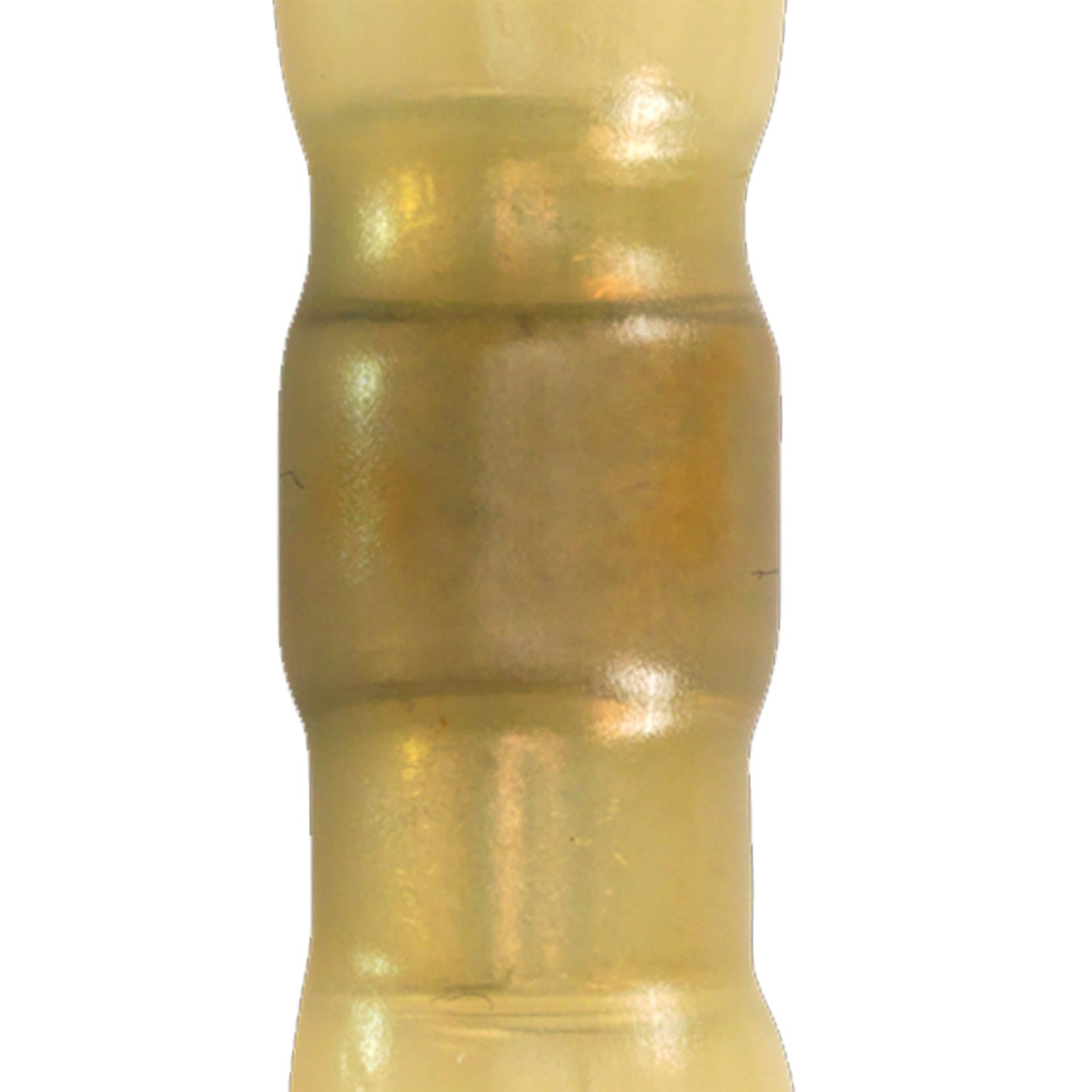 Sealey Heat Shrink Butt Connector with Crimp & Solder Yellow Pk 25