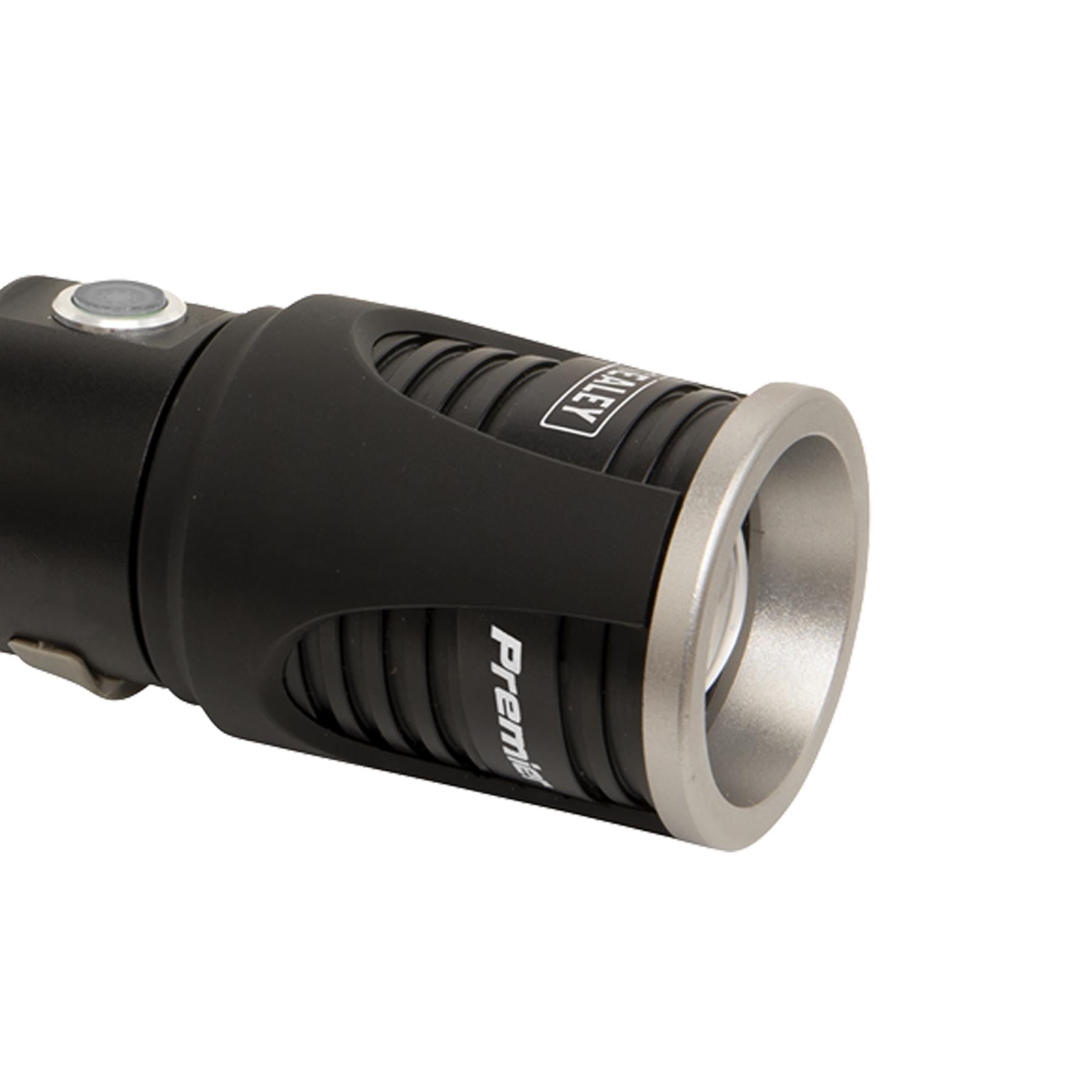 Sealey Aluminium Torch 5W CREE XPG LED Adj. Focus Rechargeable