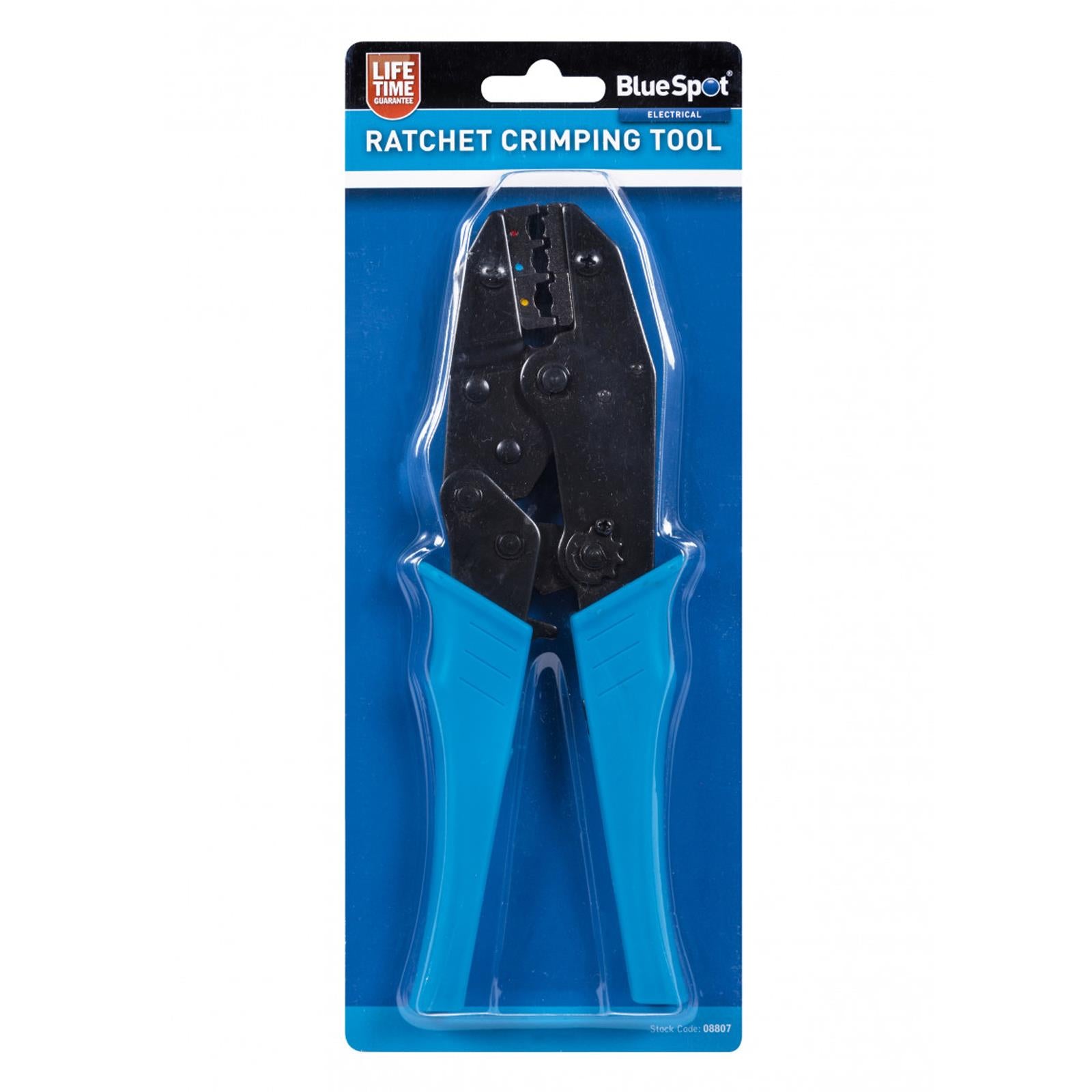 BlueSpot New 9" Ratchet Crimper Plier Crimping Tool Cable Wire Electrical Terminals