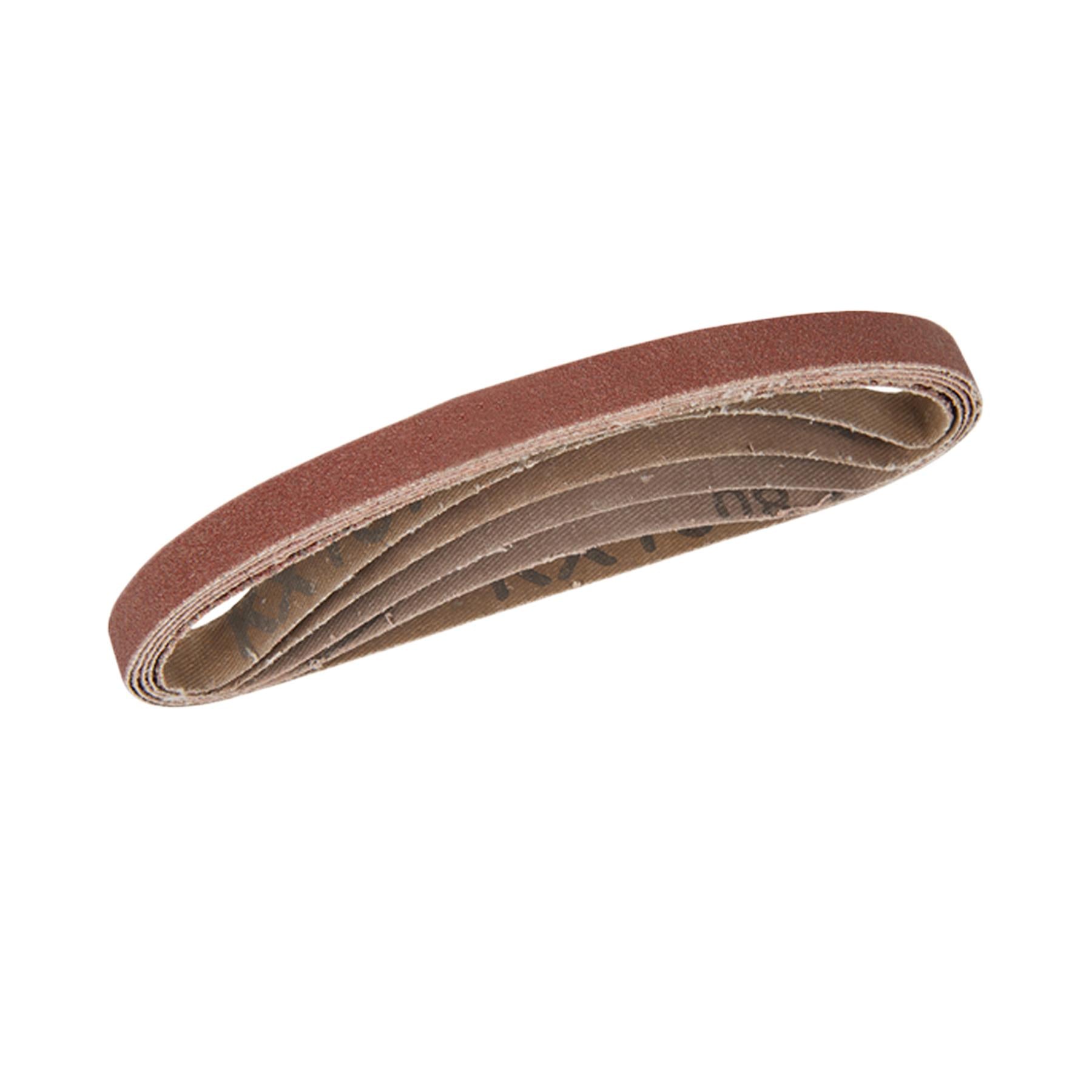 Assorted Sanding Belts 40 60 80 120 Grit 5 Pack For 10mm X 330mm Sanders