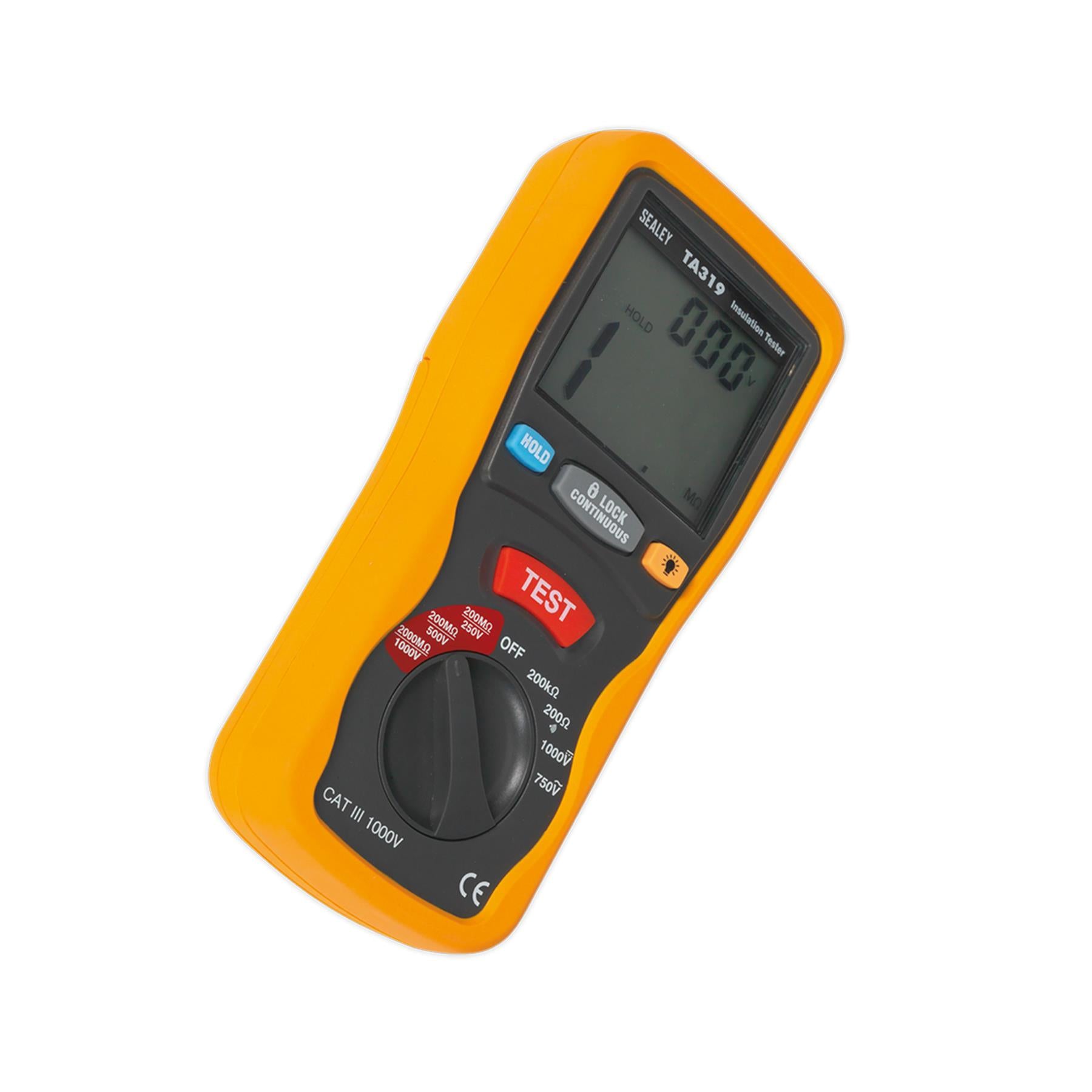 Sealey Digital Insulation Tester Batteries & Storage Case - TA319