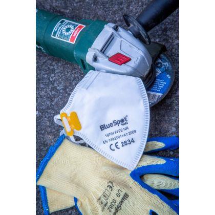 Blue Spot 20 PCE FFP2 Fold Flat Dust Mask With Valve