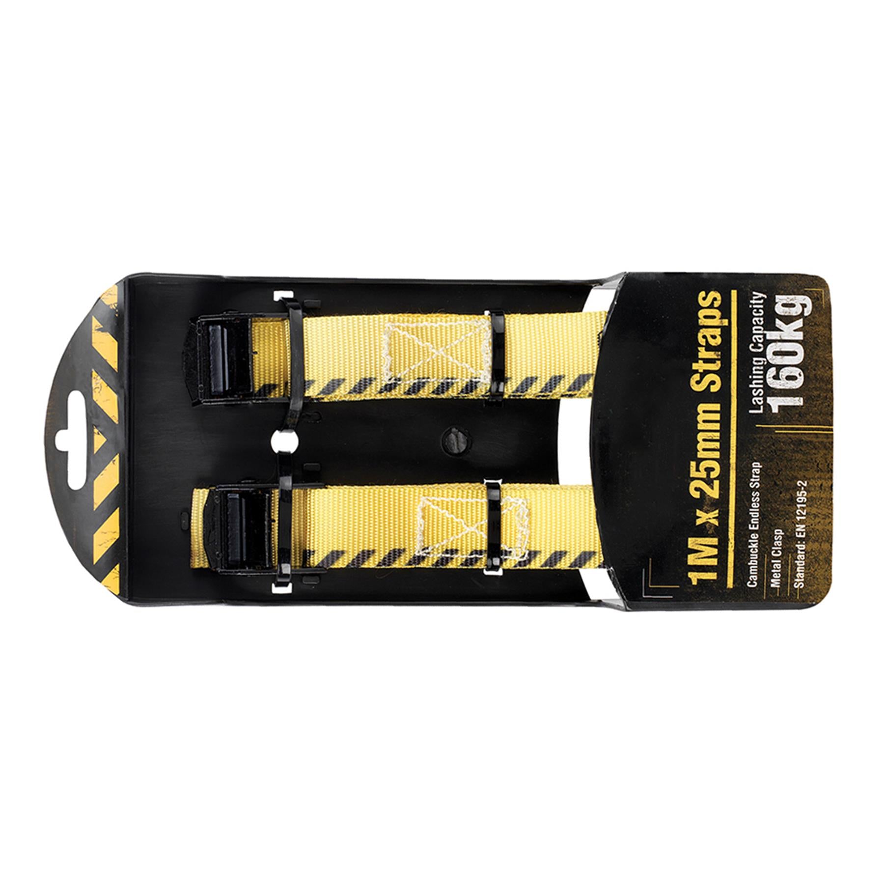 Van Vault Endless Strap 2Pk 1m x 25mm Flexible Polyester