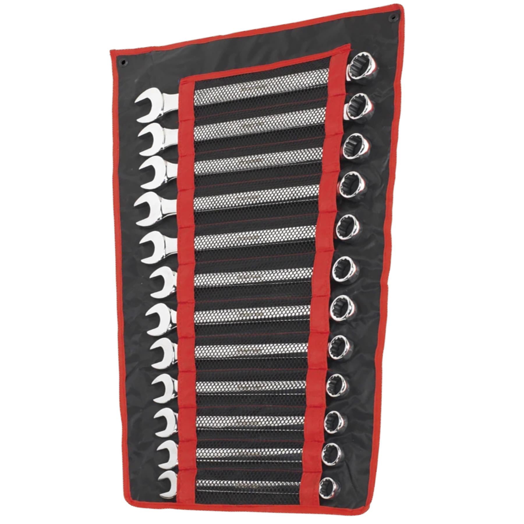Sealey Combination Spanner Set 12pc Jumbo Metric
