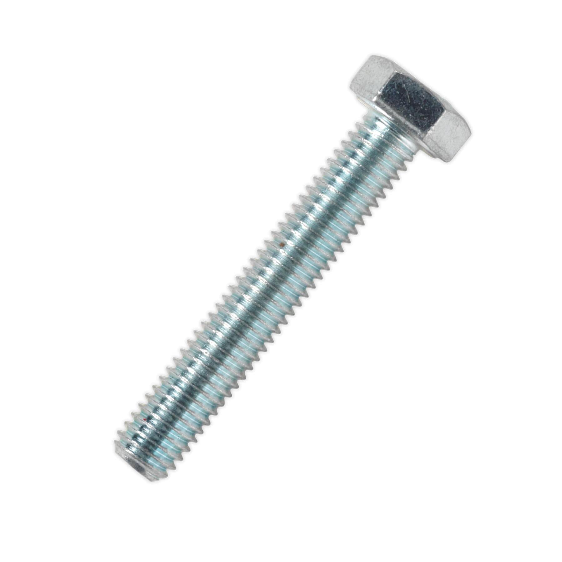 HT Setscrew M5 x 30mm 8.8 Zinc Pack of 50. Sealey