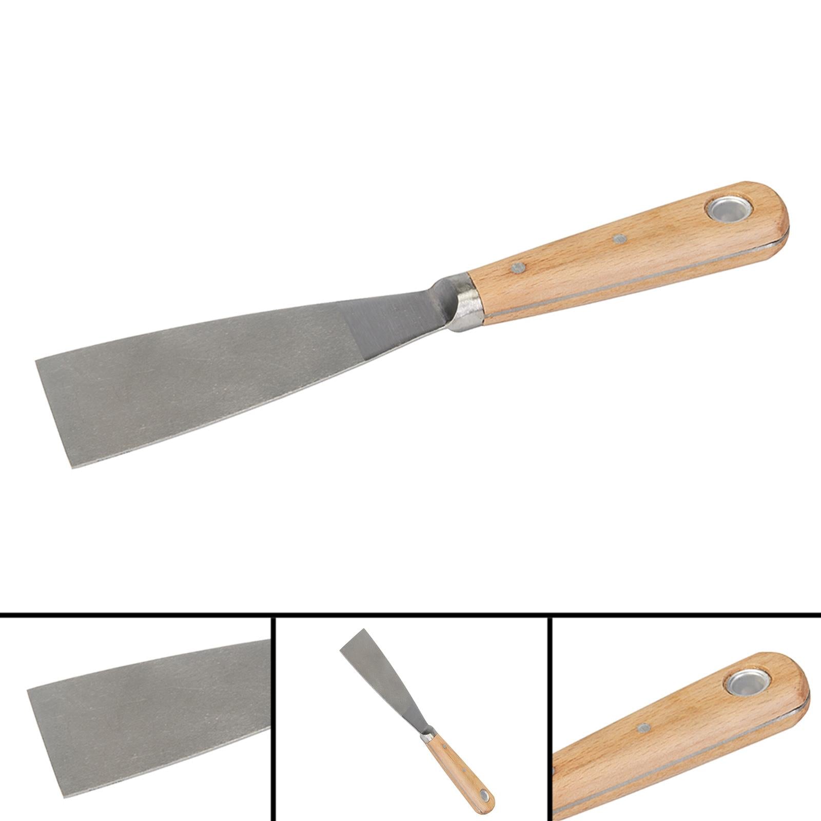 Wood Handle Decorators Paint Scraper - 50mm Solid Bolsters Spring-Tempered Blade