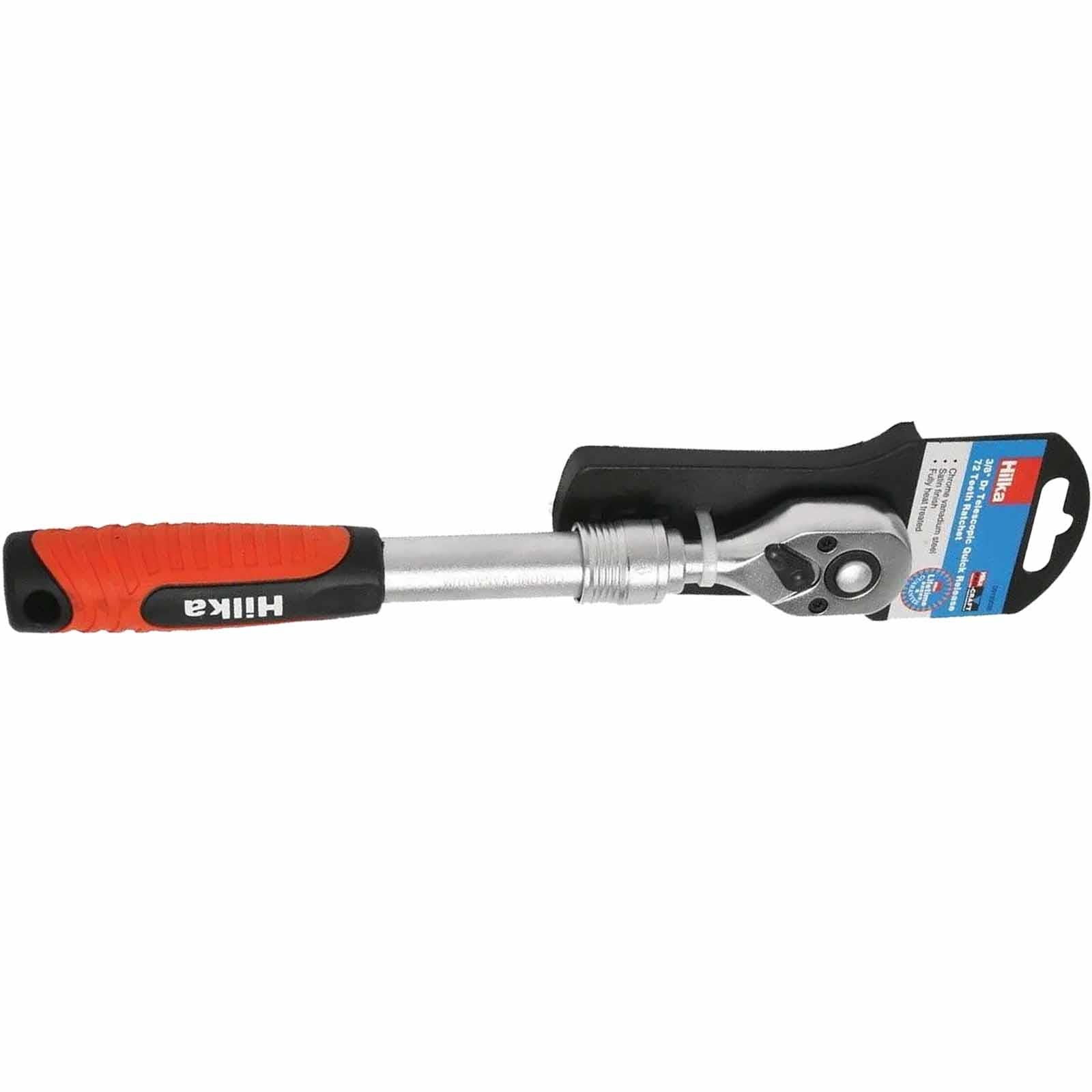 3/8" Drive Chrome Vanadium Steel 220 to 318mm Soft Grip Handle Socket Telescopic Tool