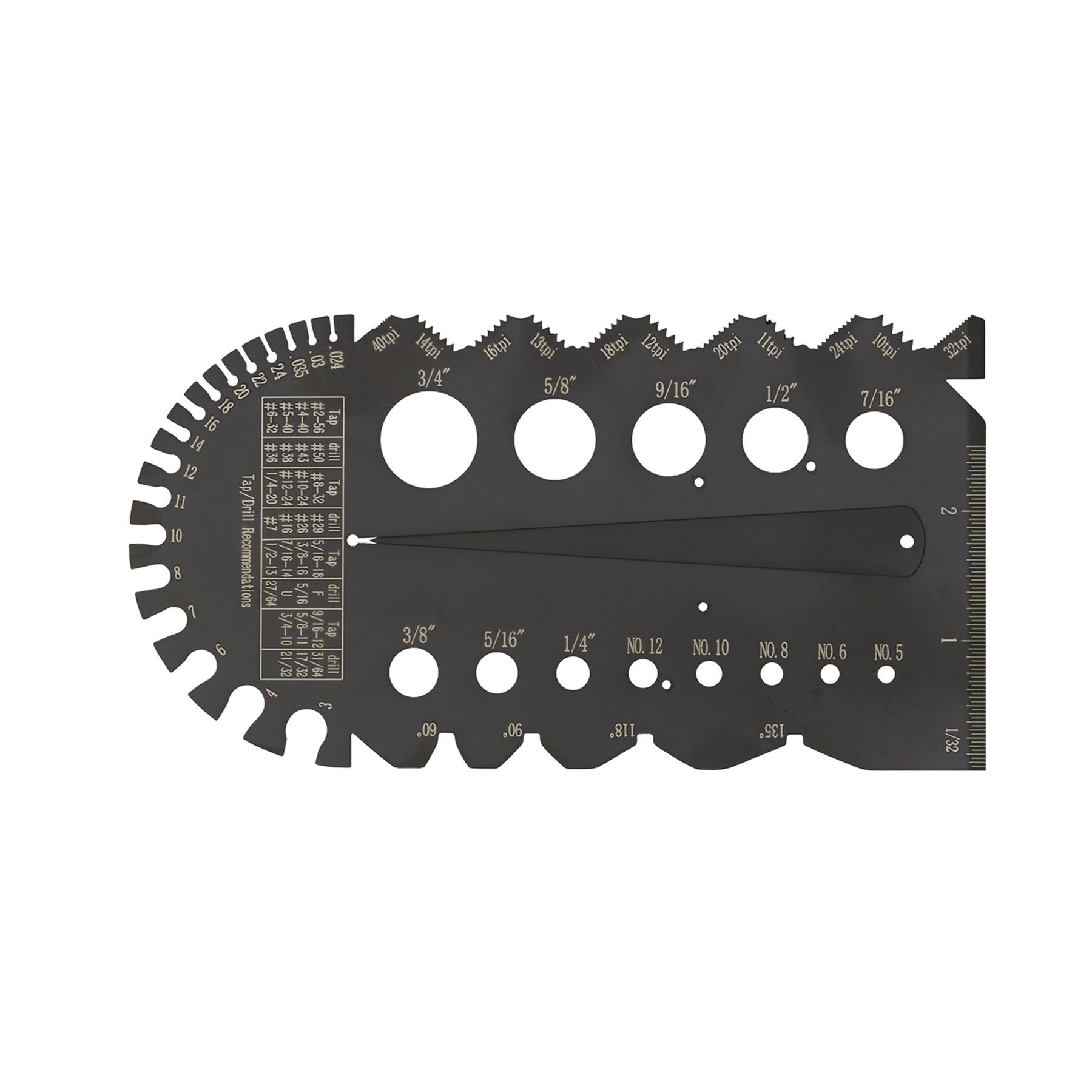Sealey Multi-Gauge Imperial Stainless Steel Imperial Multifunction