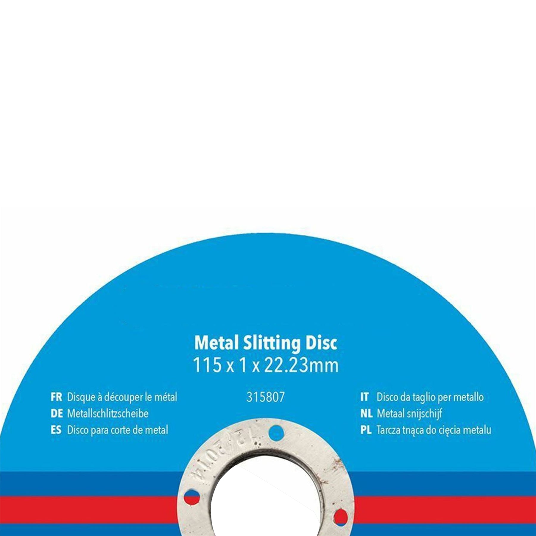 Metal Slitting Discs 10Pk For Cutting Ferrous& NonFerrous Metals 115x 1x 22.23mm