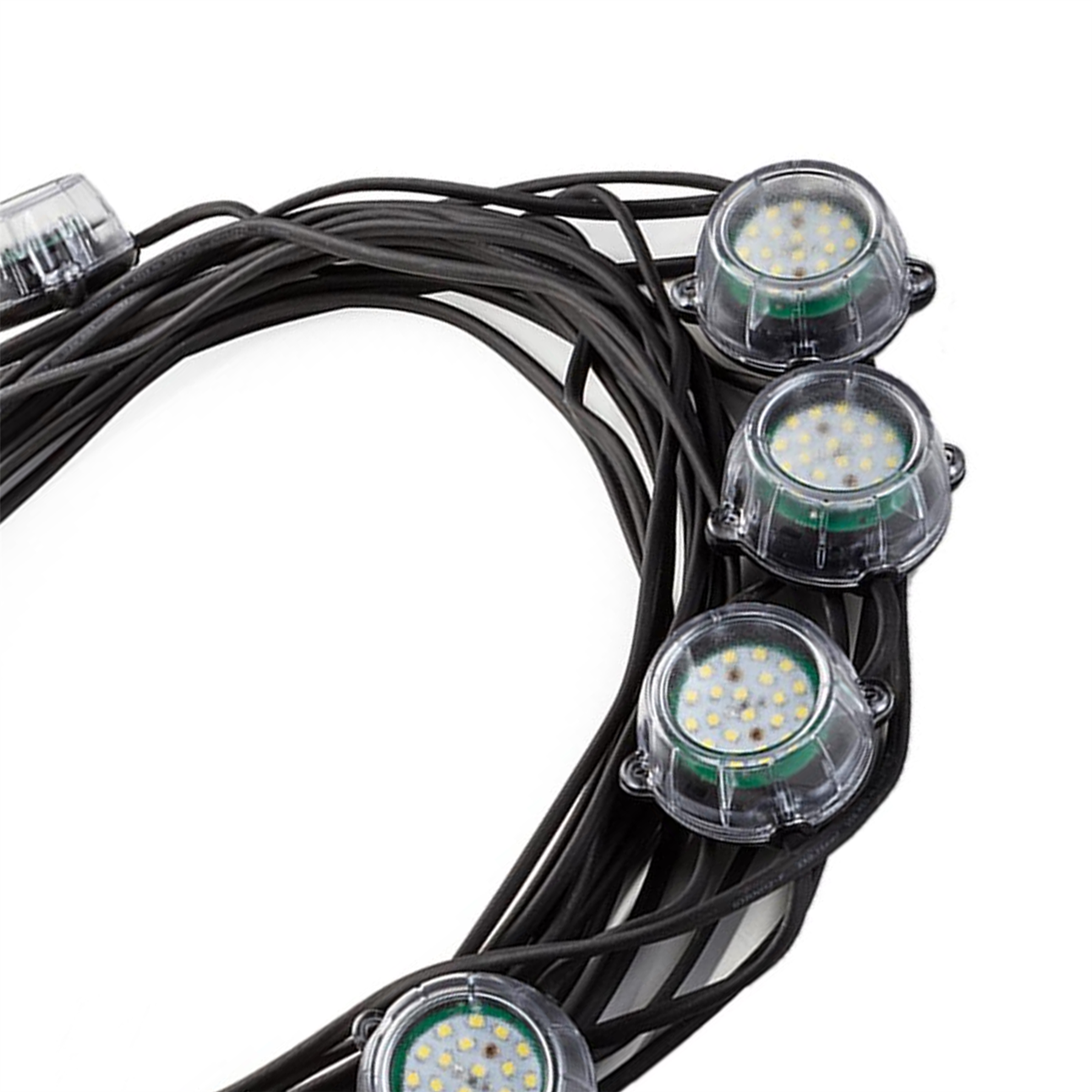 Defender 22m Heavy Duty LED Encapsulated Festoon String Lights 50W 230V 50W
