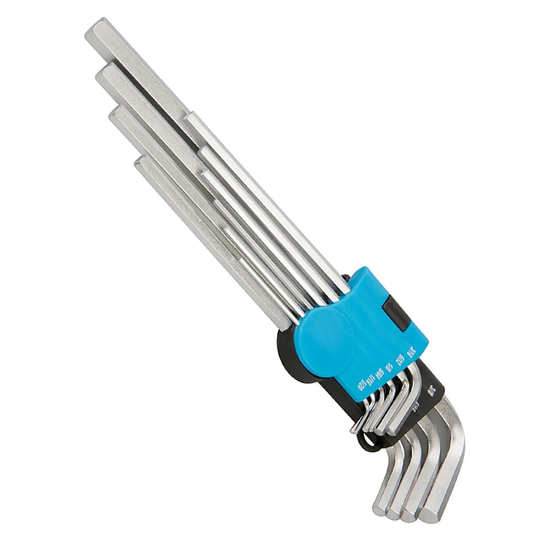 1/16" - 3/8" Expert Hex Key Imperial Set 10pce Hardened Vanadium Steel