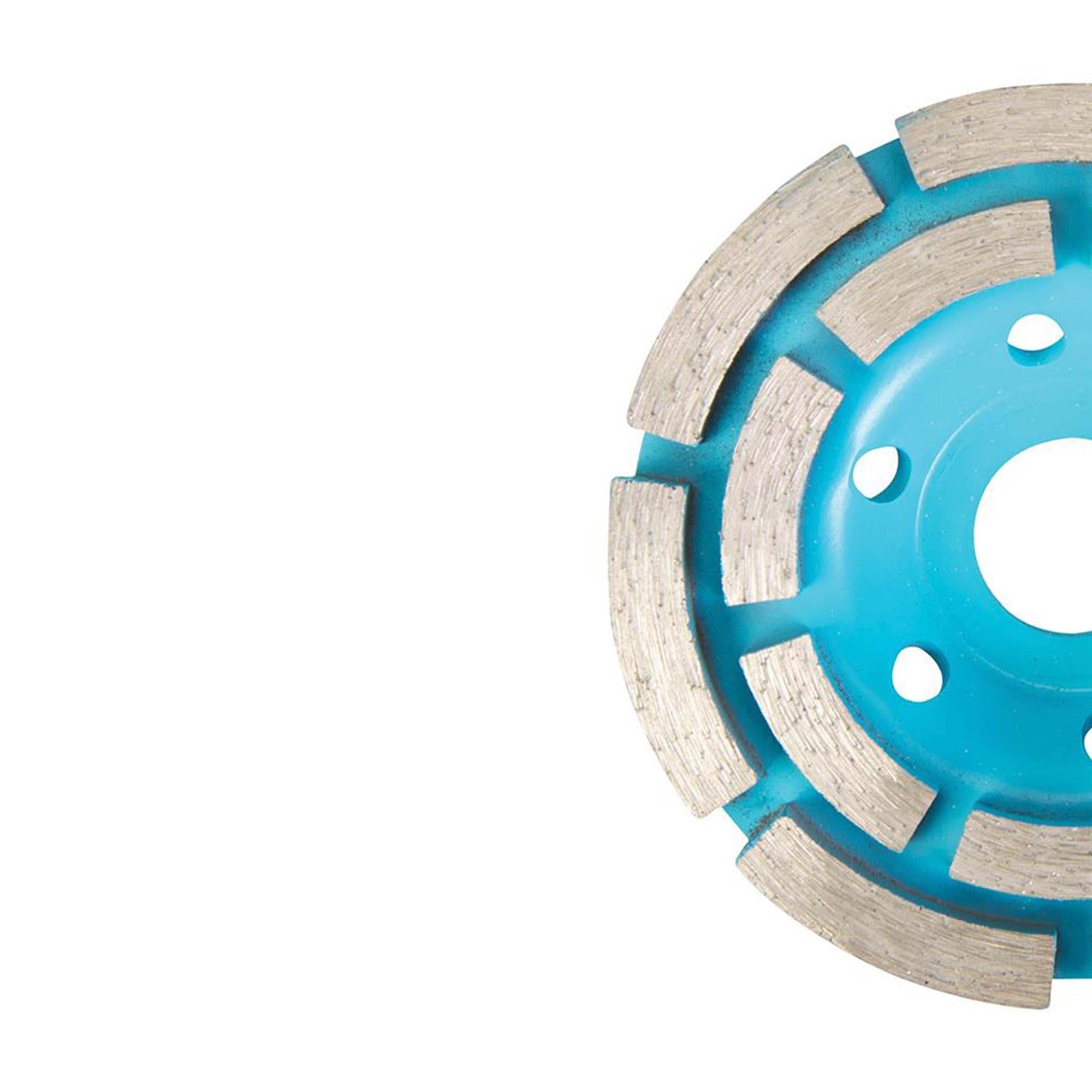 100 X 22.2mm Concrete Grinding Diamond Disc Double Row Offers Finer Finishing
