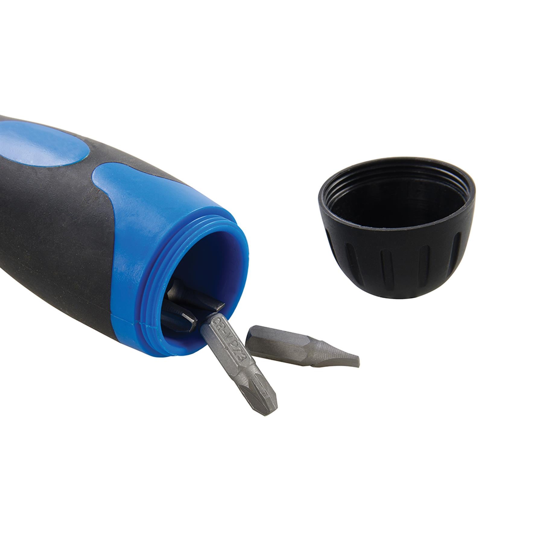 3 Way Multi-Bit Ratchet Screwdriver Fixed, Forward & Reverse Action Settings