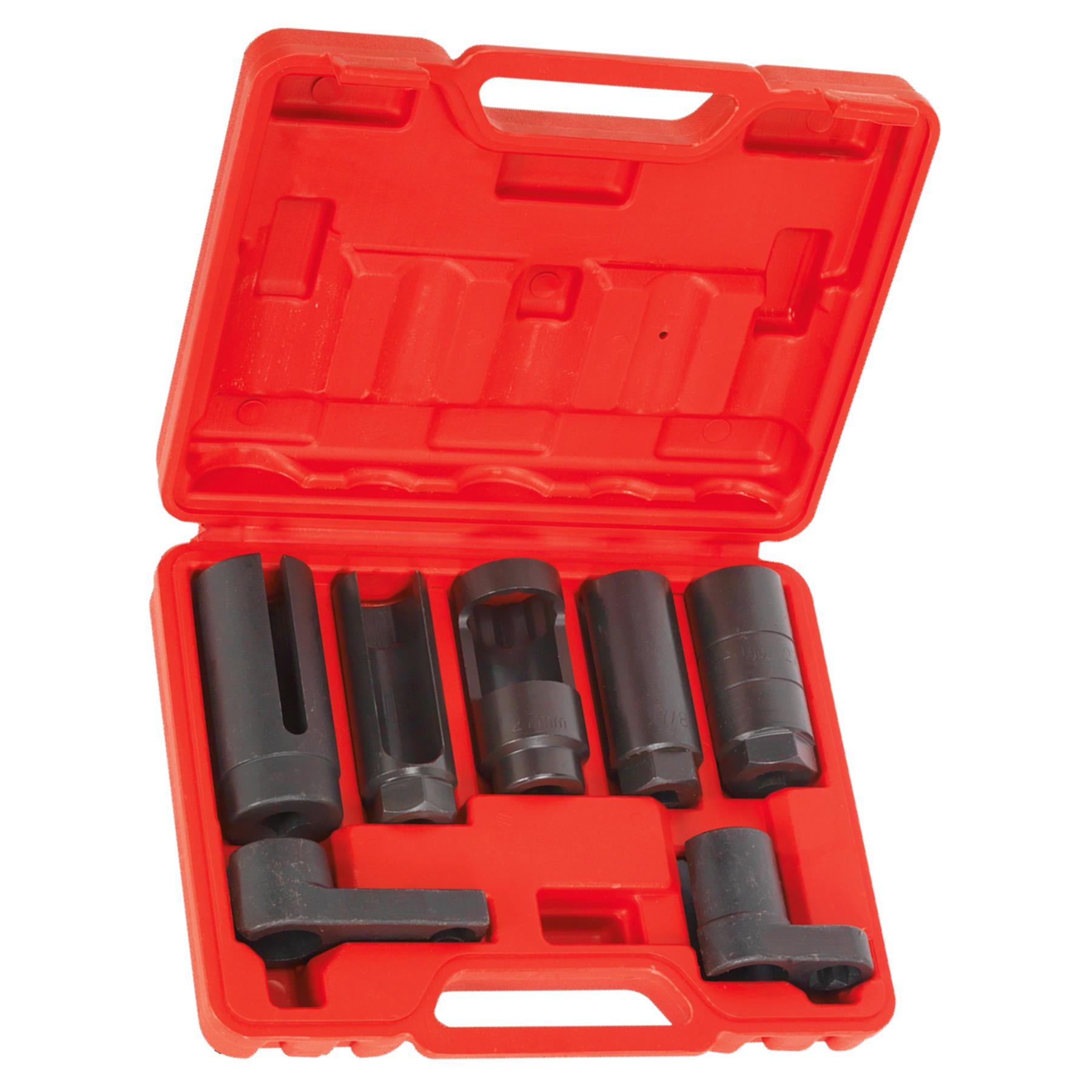 Oxygen Sensor Socket Set 7pc 3/8" & 1/2"Sq Drive Sealey