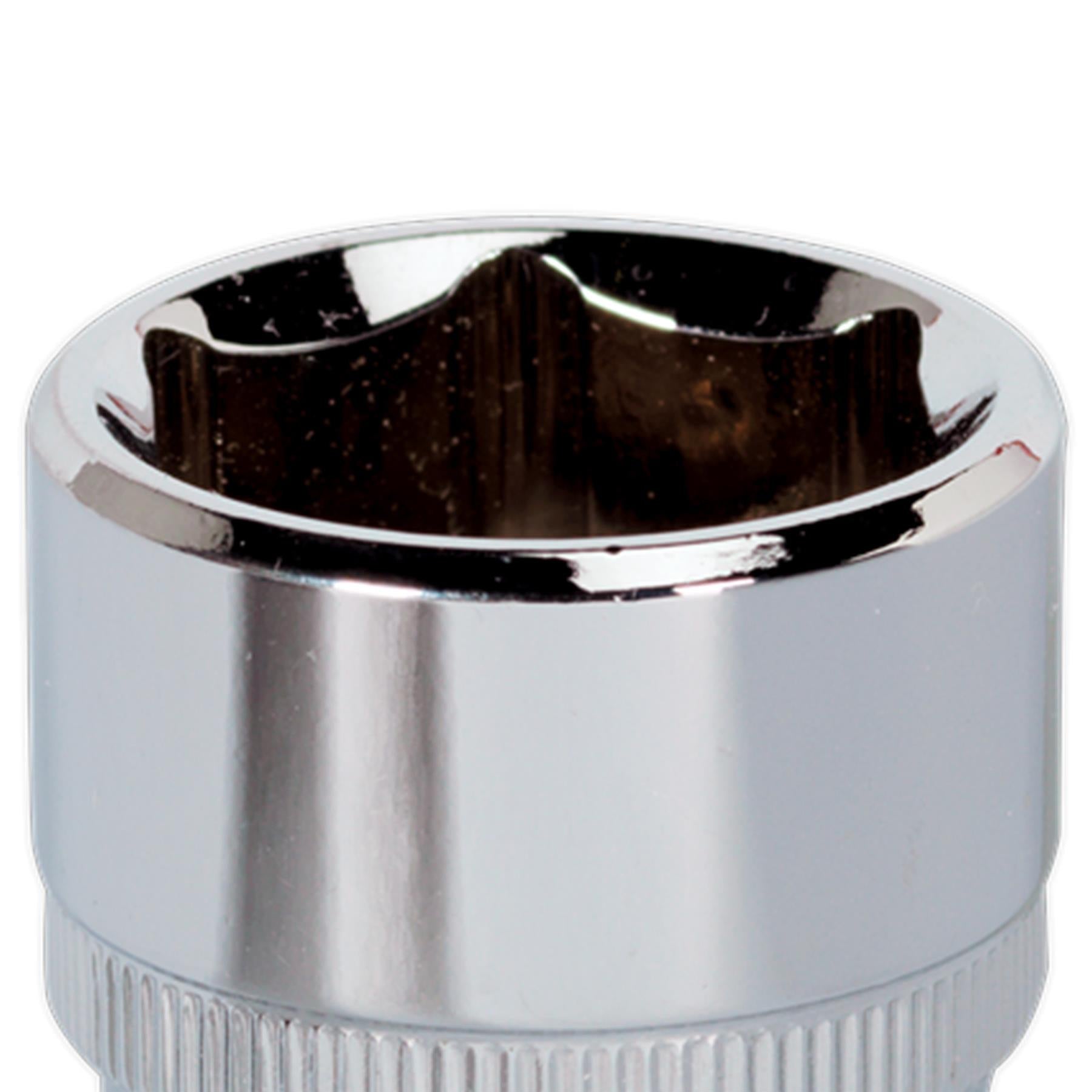 Sealey WallDrive Socket 22mm 3/8"Sq Drive Fully Polished