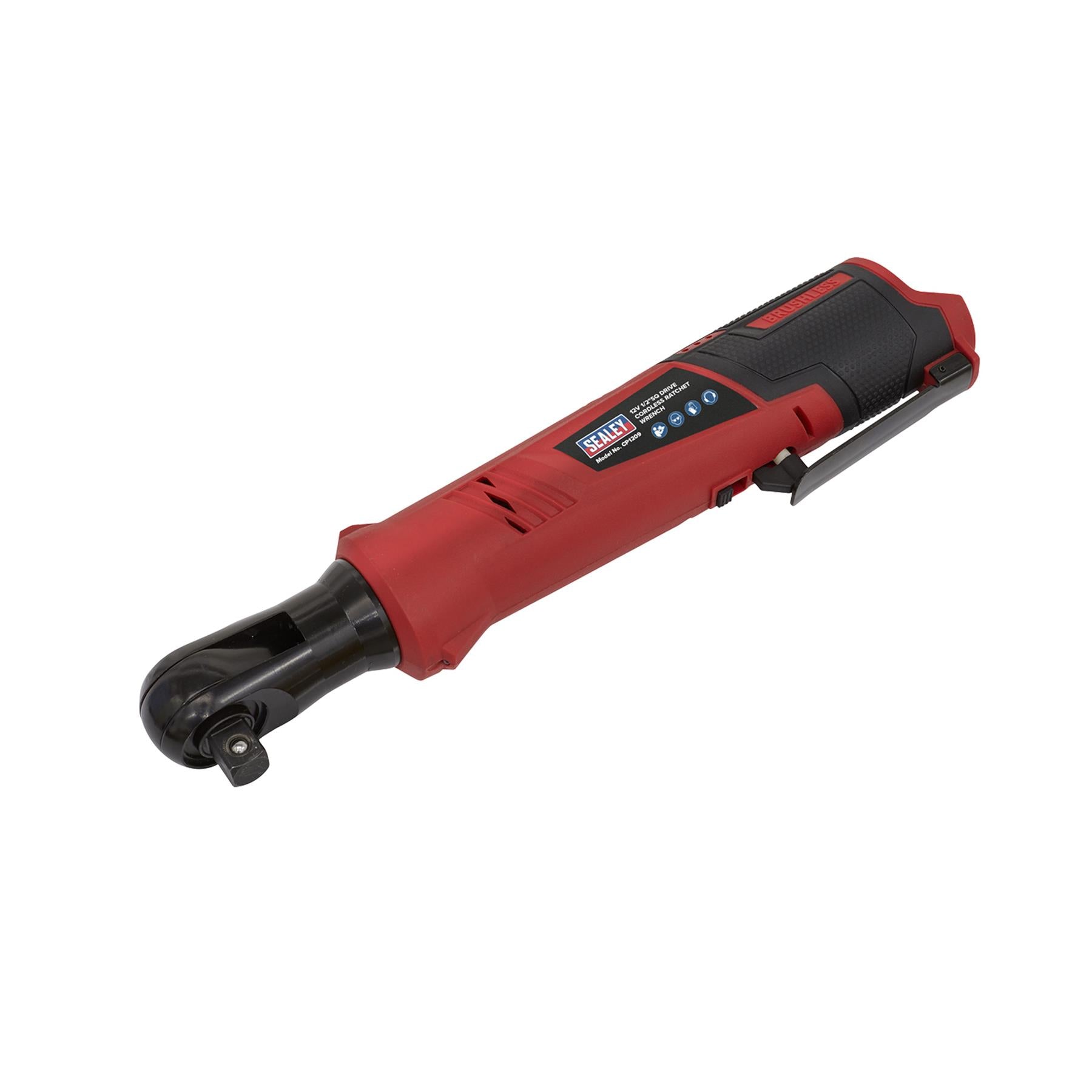 Sealey Cordless Ratchet Wrench 1/2"Sq Drive 12V Li-ion - Body Only