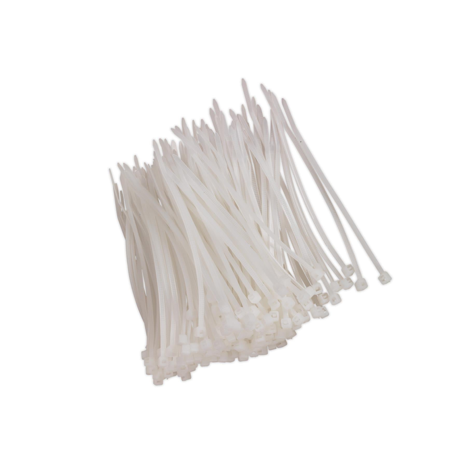 Sealey Cable Tie 100 x 2.5mm White Pack of 200