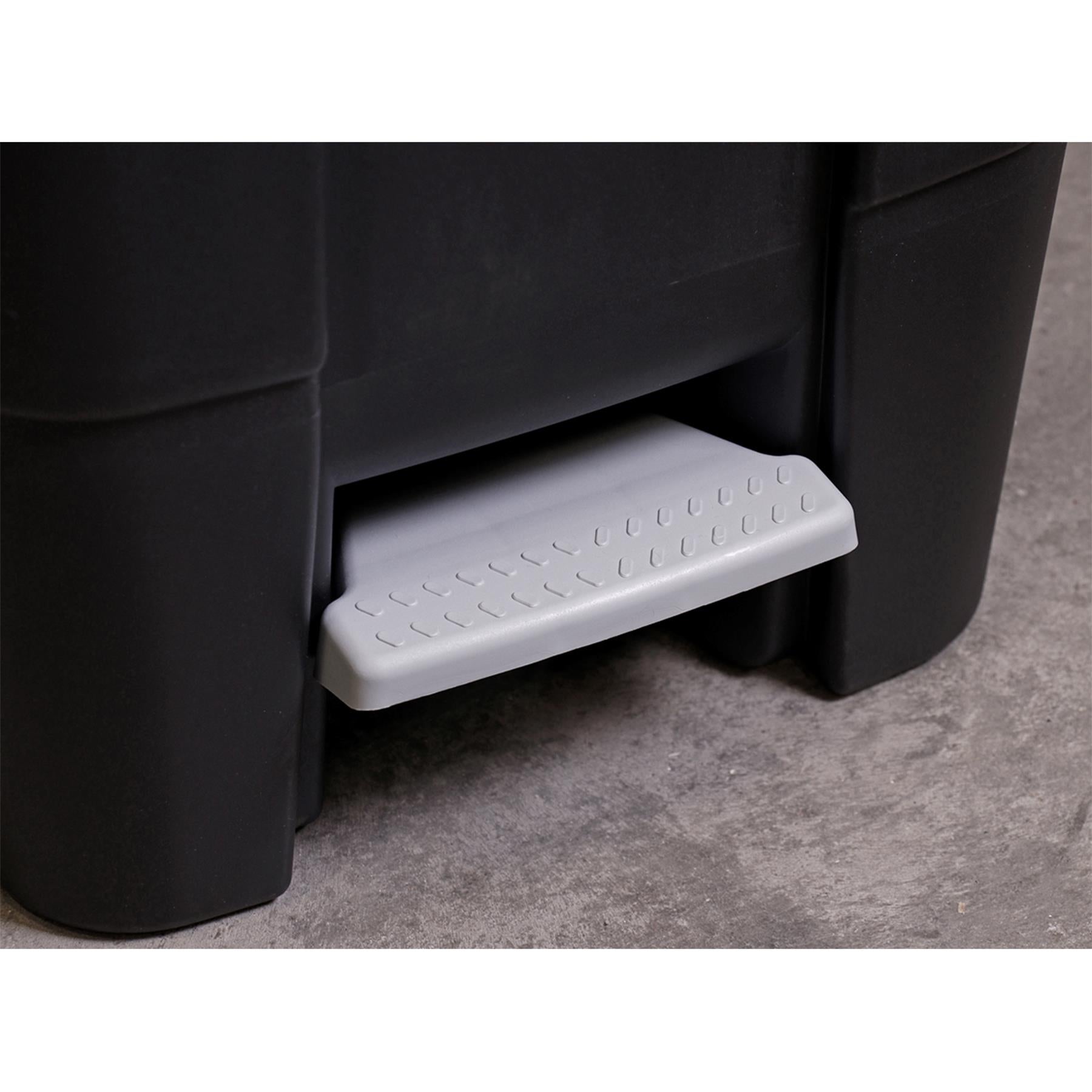 Sealey Refuse/Wheelie Bin with Foot Pedal 100L - Green