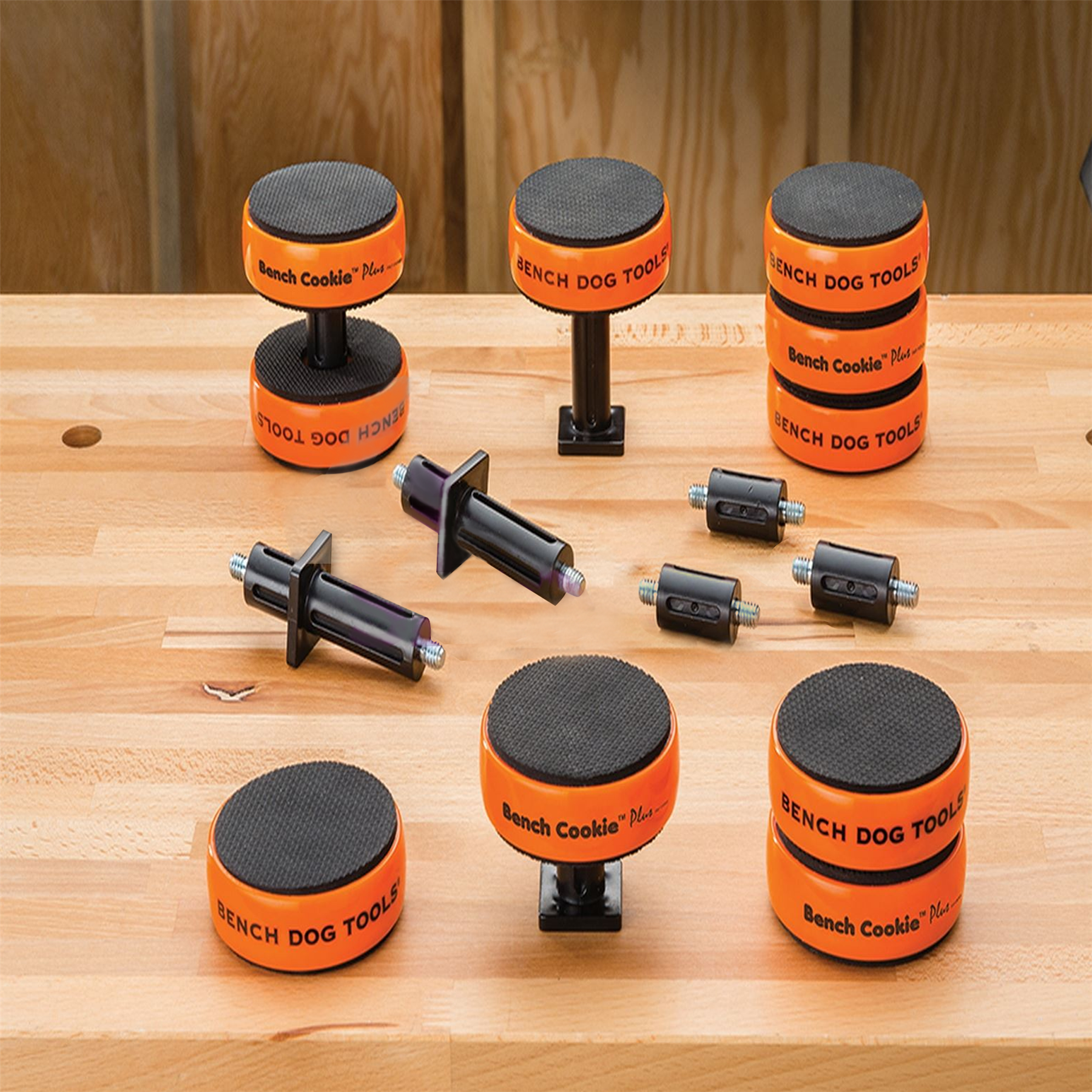 Bench Cookie Plus Master Kit 28Pc For Gripping And Protecting Workpieces