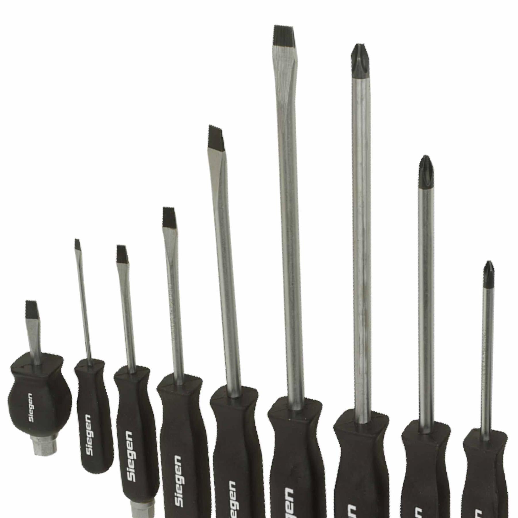 Sealey Screwdriver Set 12pc Hammer-Thru