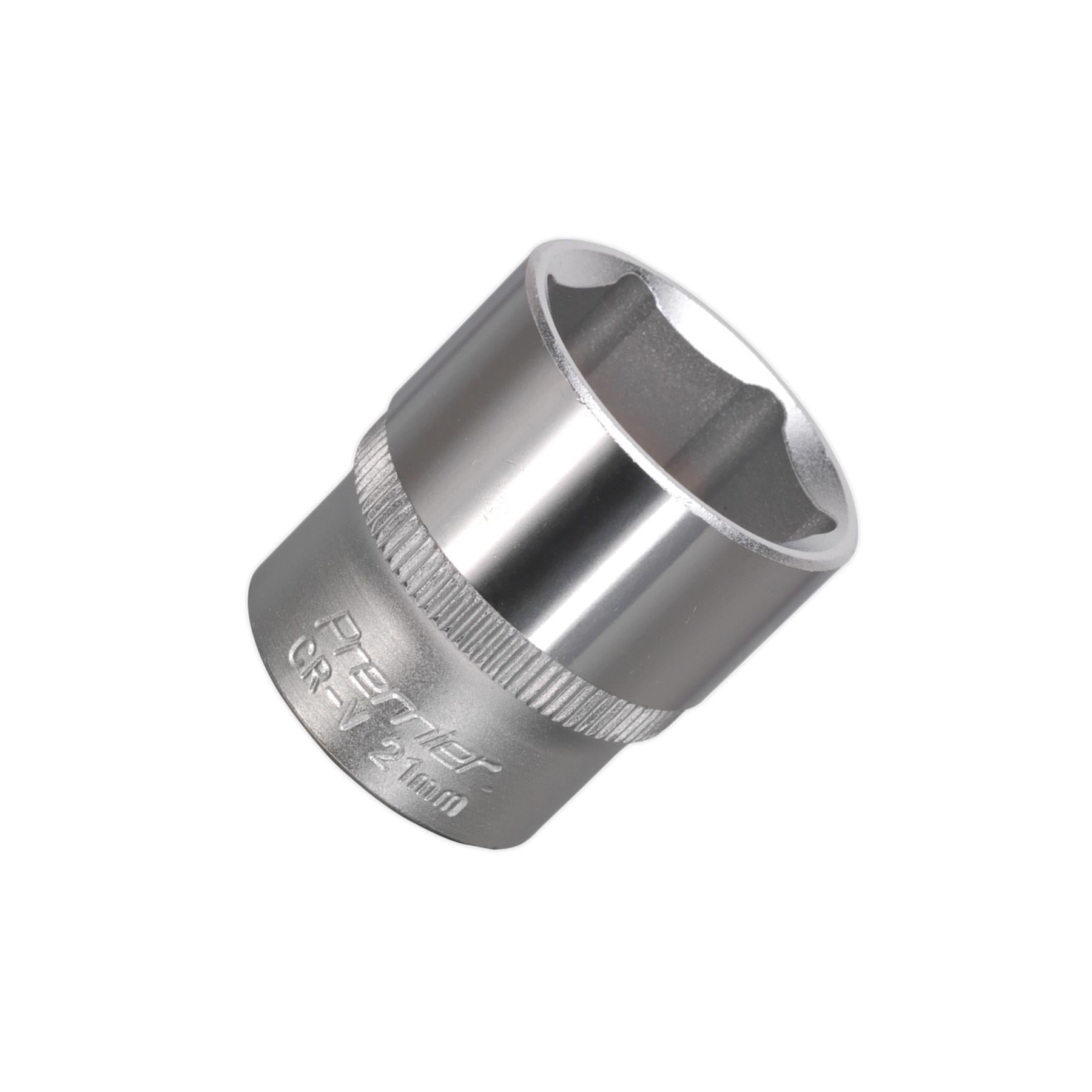 Sealey WallDrive Socket 21mm 3/8"Sq Drive