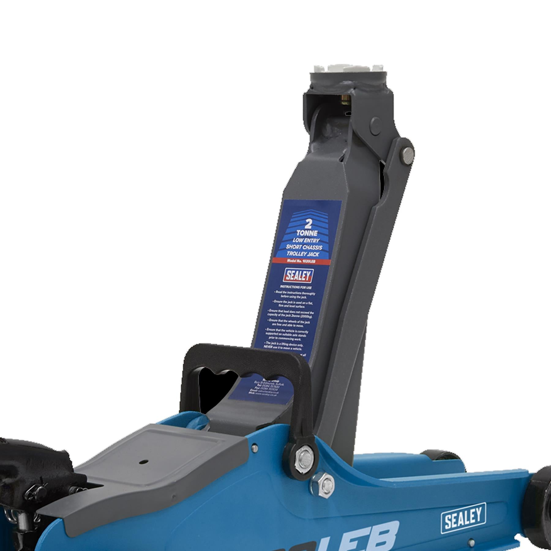 Sealey 2 Tonne Low Profile Trolley Jack Hydraulic Lift Heavy Duty Car Floor Blue
