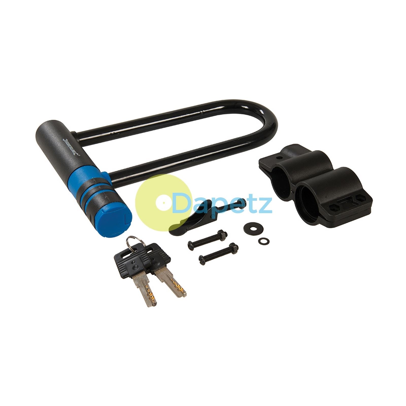 Bicycle U-Lock Tough Casing & Plastic Coating Protects Paint Finish 145 X 210mm