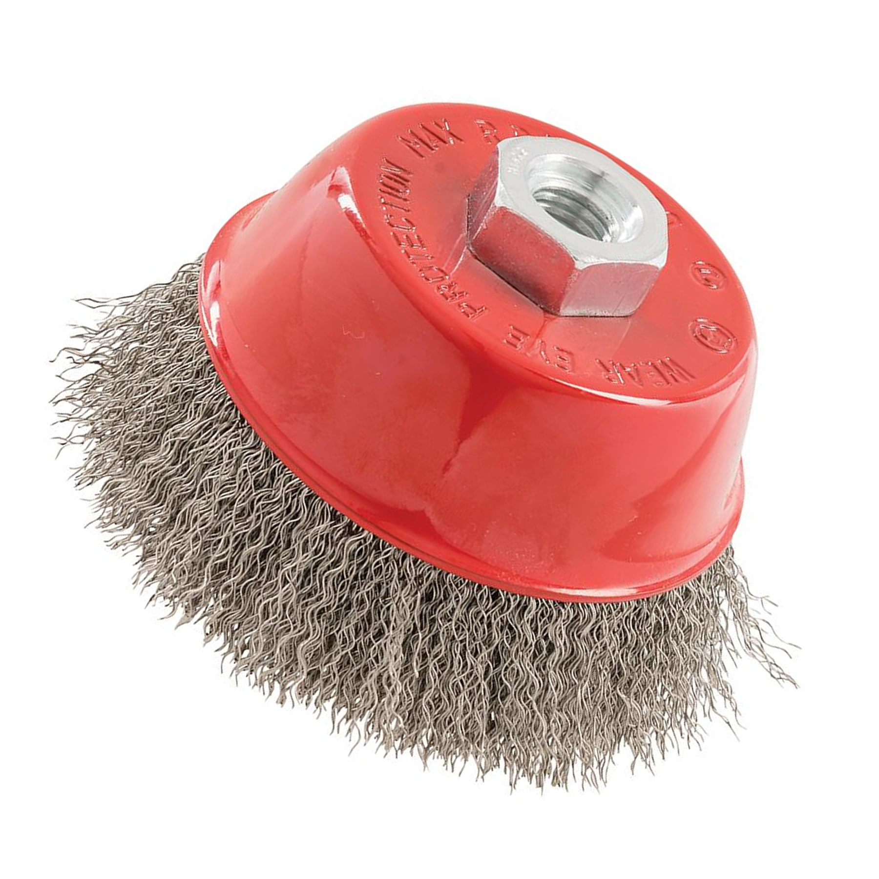 Stainless Steel Crimp Cup 100mm Wire Brush M14 Rust Removal High Quality