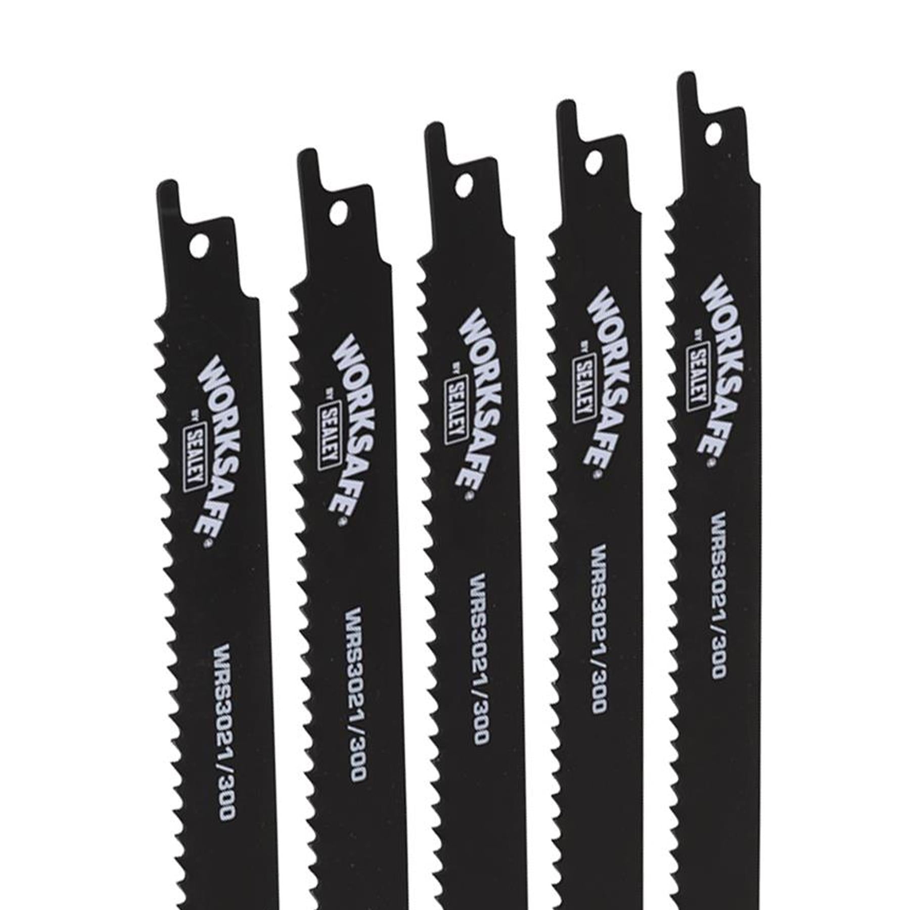 Reciprocating Saw Blade 300mm 6tpi - Pack of 5 Sealey